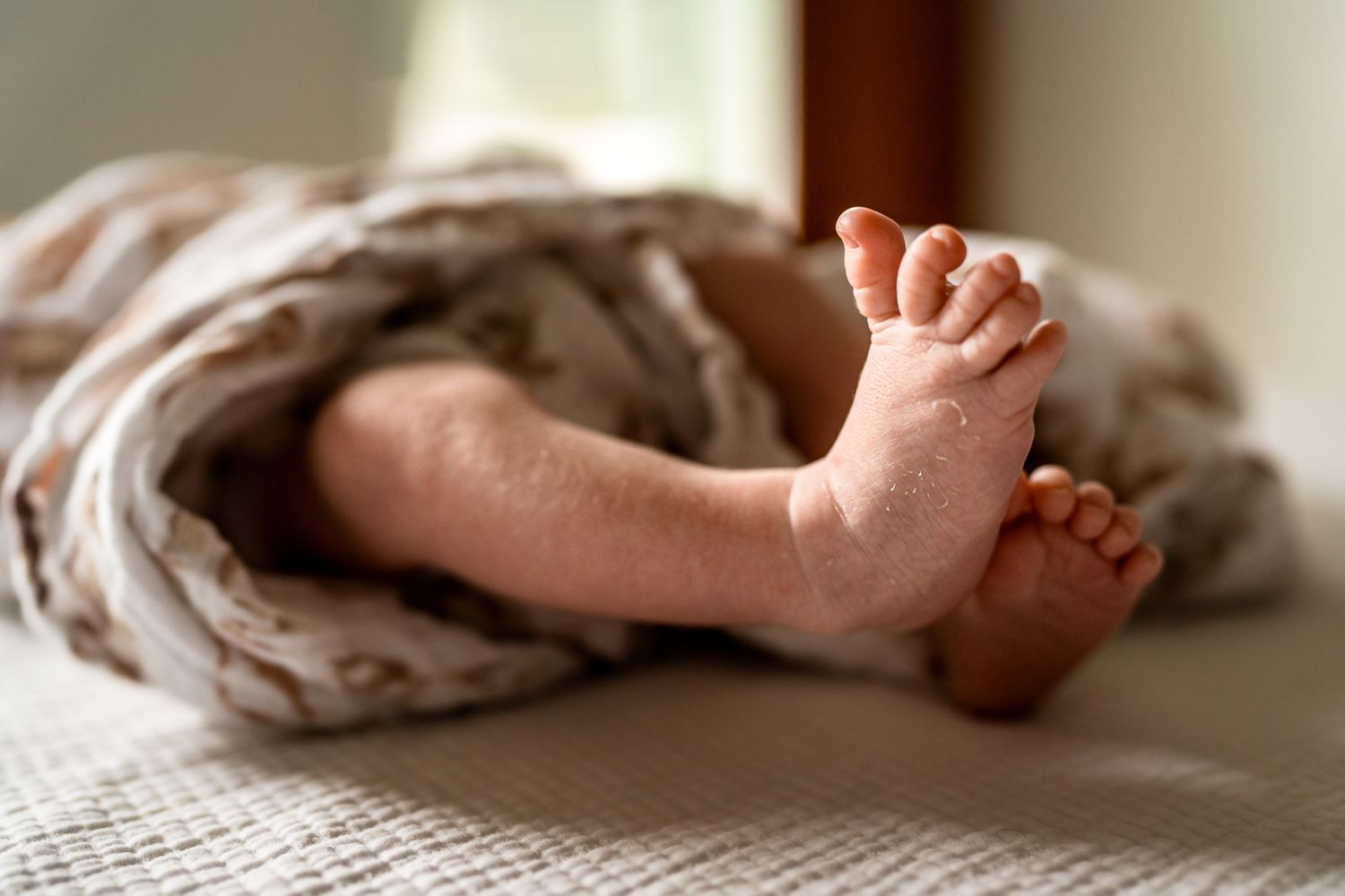 In-home newborn photography in Moore County, NC