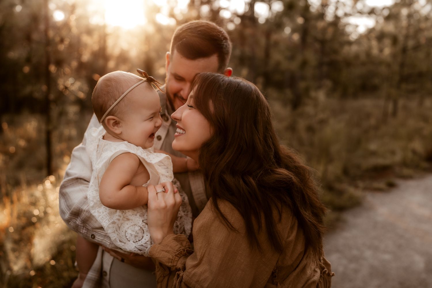 OOutdoor family photography in Moore County, NC