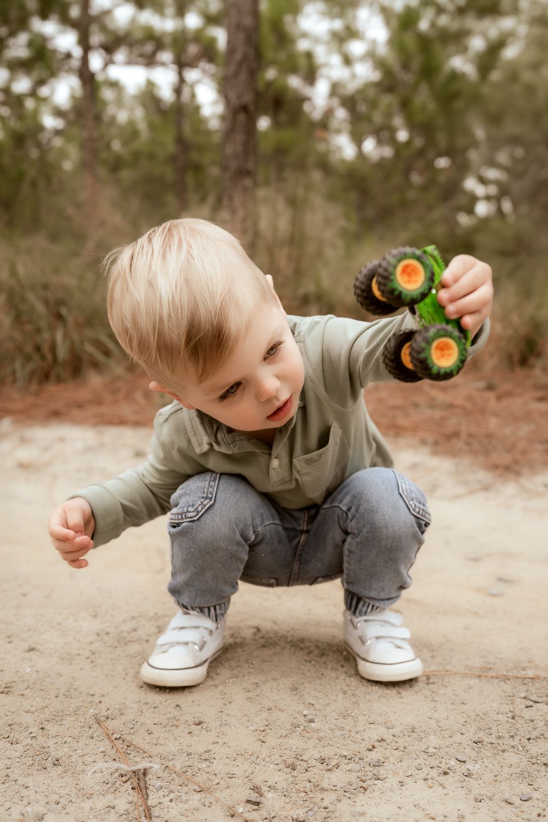 Outdoor family photography in Moore County, NC
