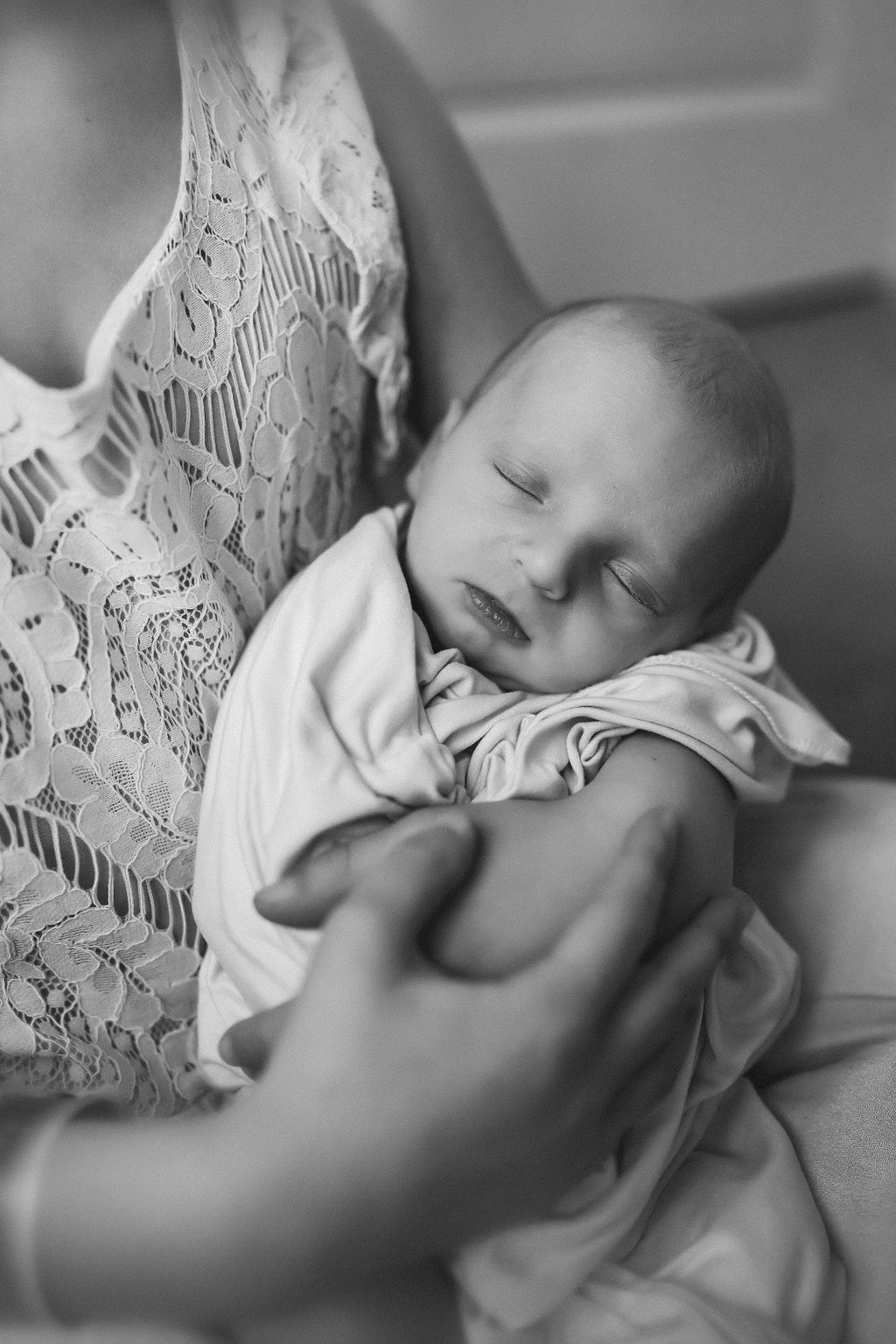 In-home newborn photography in Moore County, NC