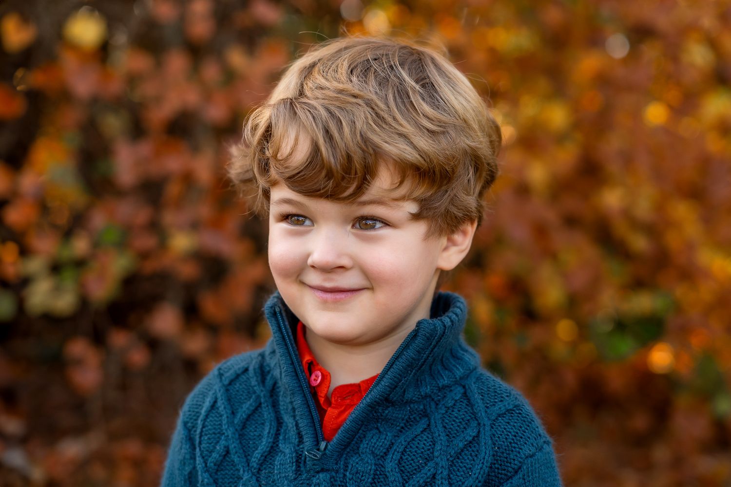 Outdoor preschool portraits in Moore County, NC