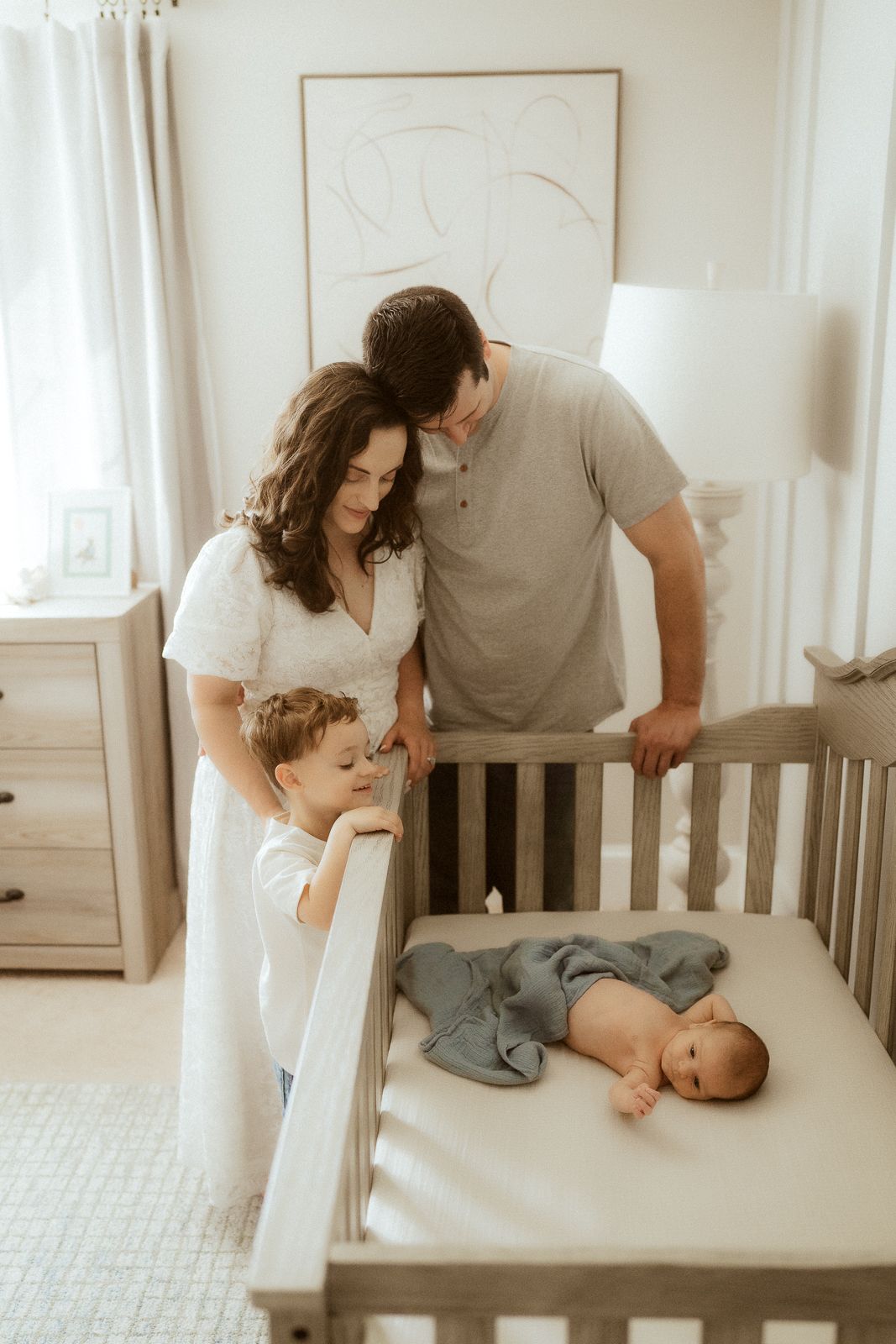 In-home newborn photography in Moore County, NC