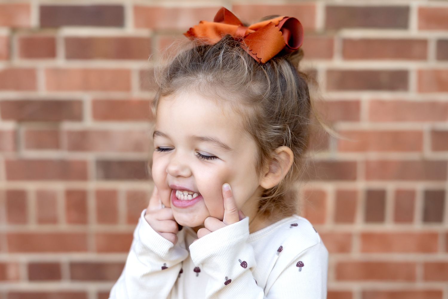 Outdoor preschool portraits in Moore County, NC