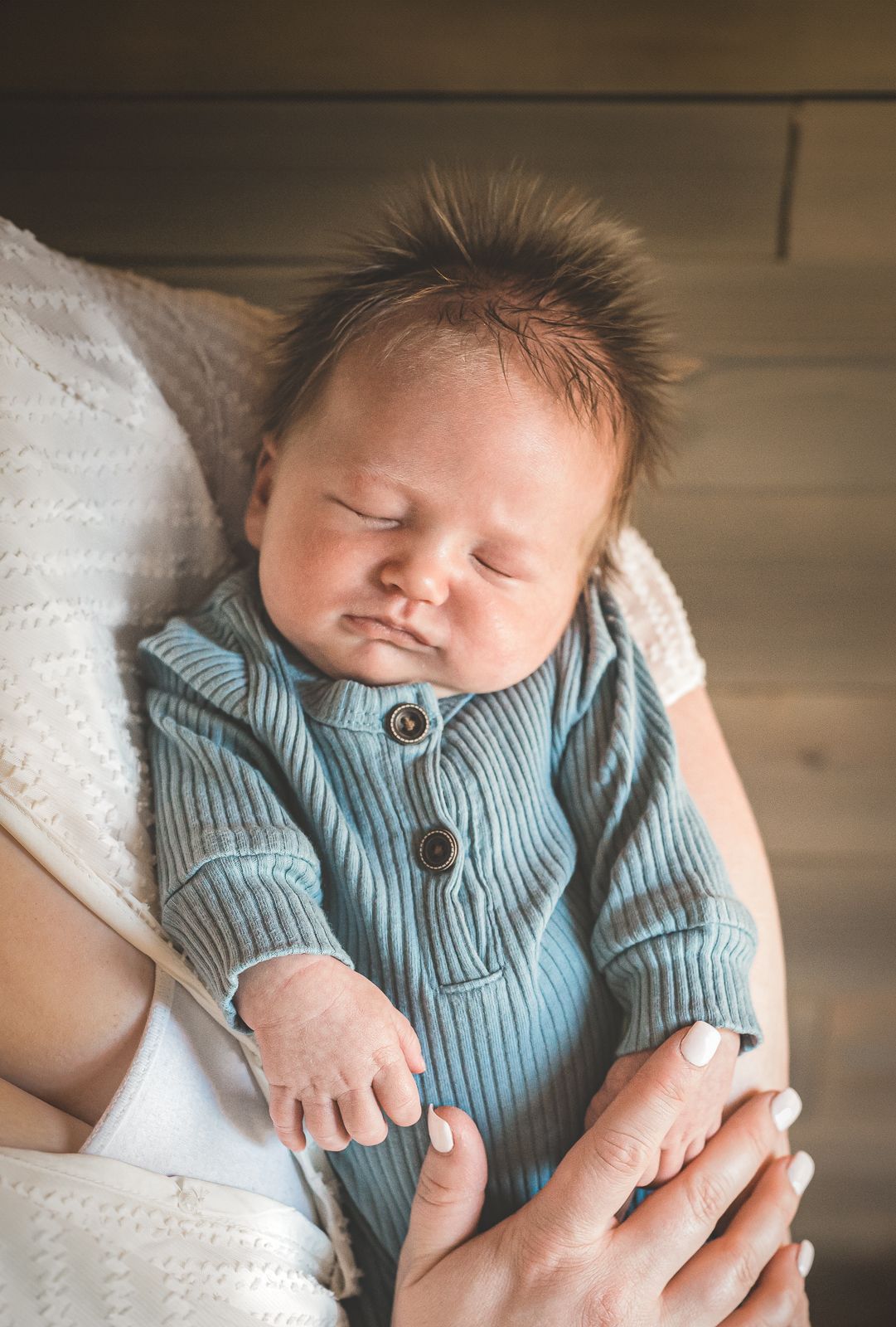In-home newborn photography in Moore County, NC