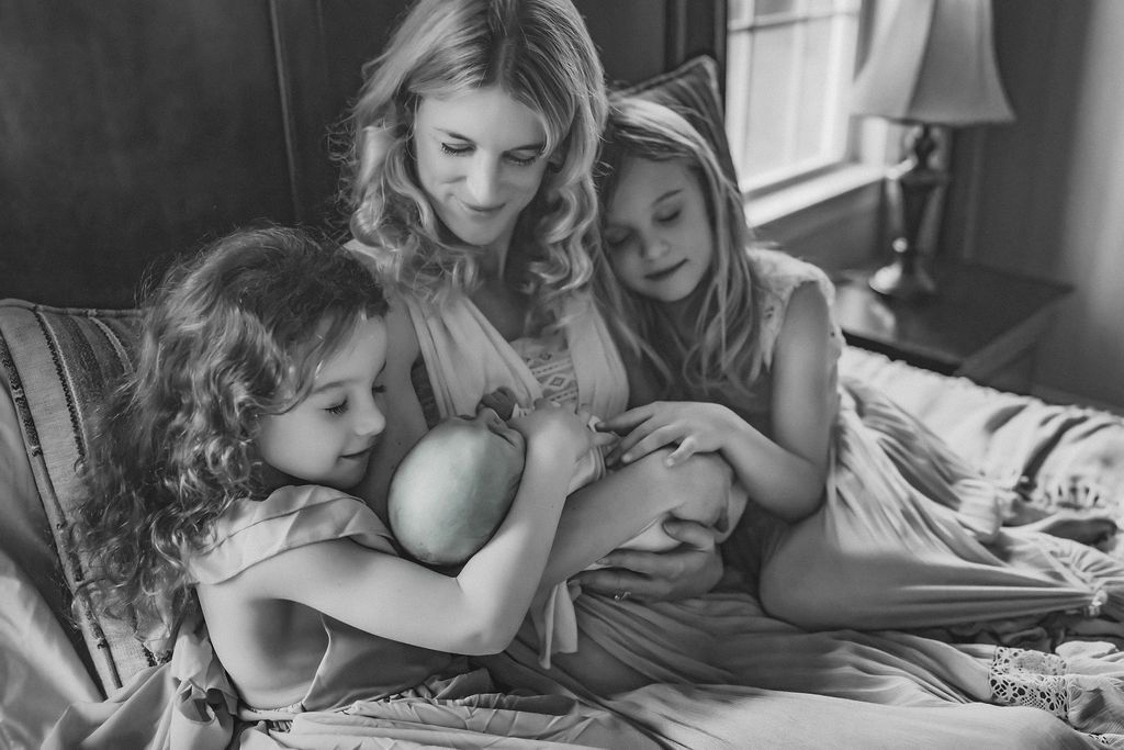 In-home newborn photography in Moore County, NC