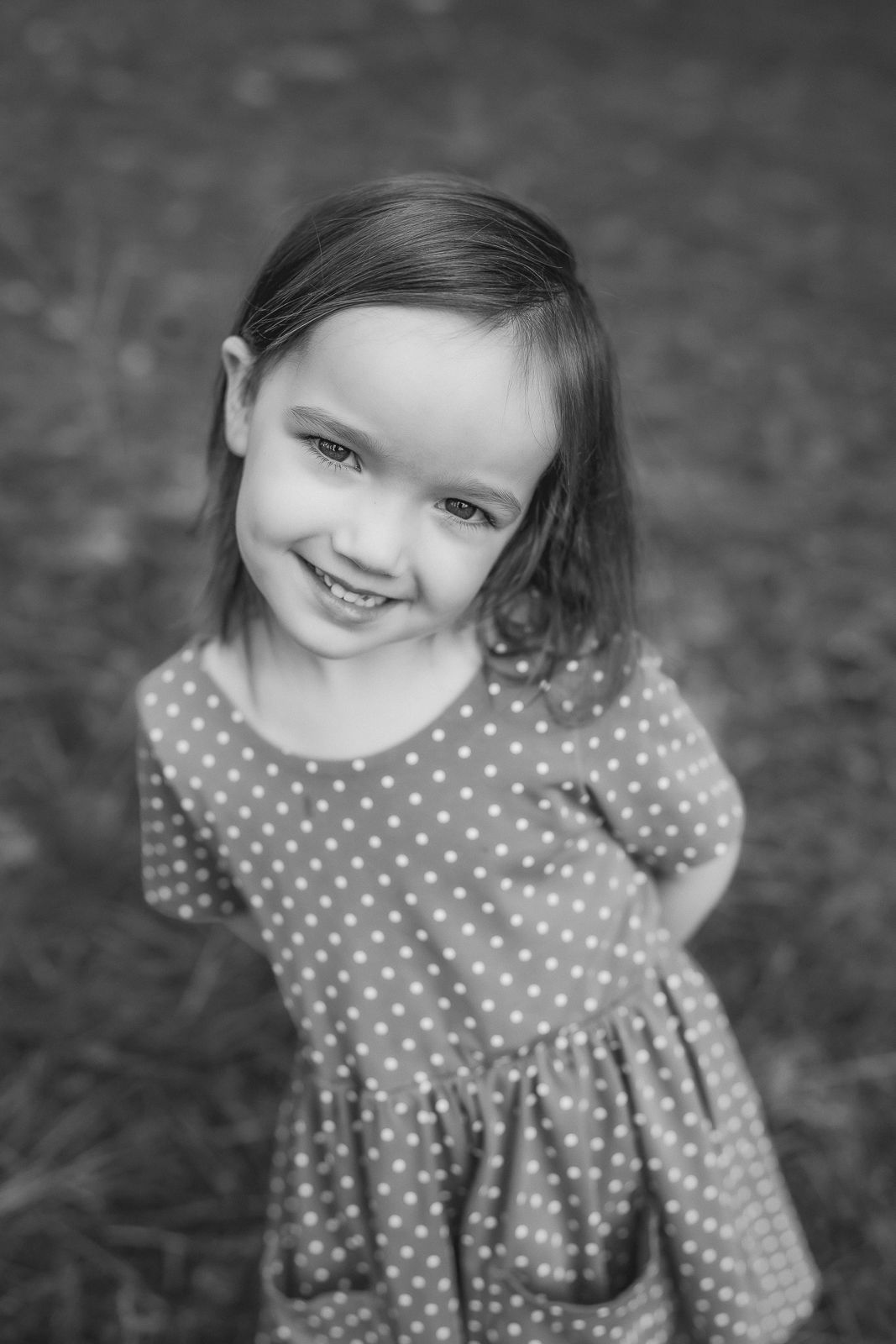 Outdoor preschool portraits in Moore County, NC