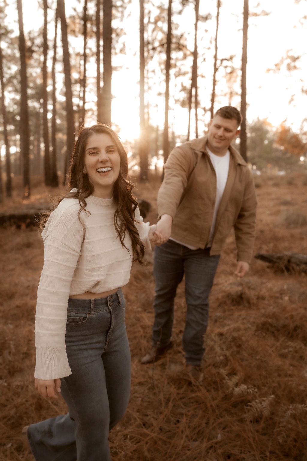 Outdoor family photography in Moore County, NC