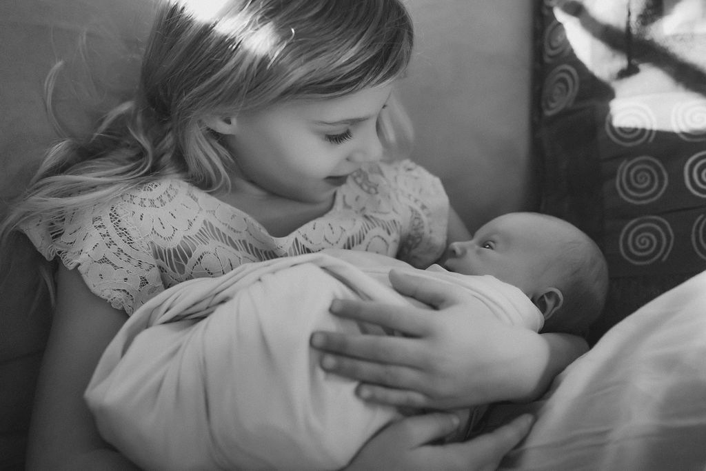 In-home newborn photography in Moore County, NC