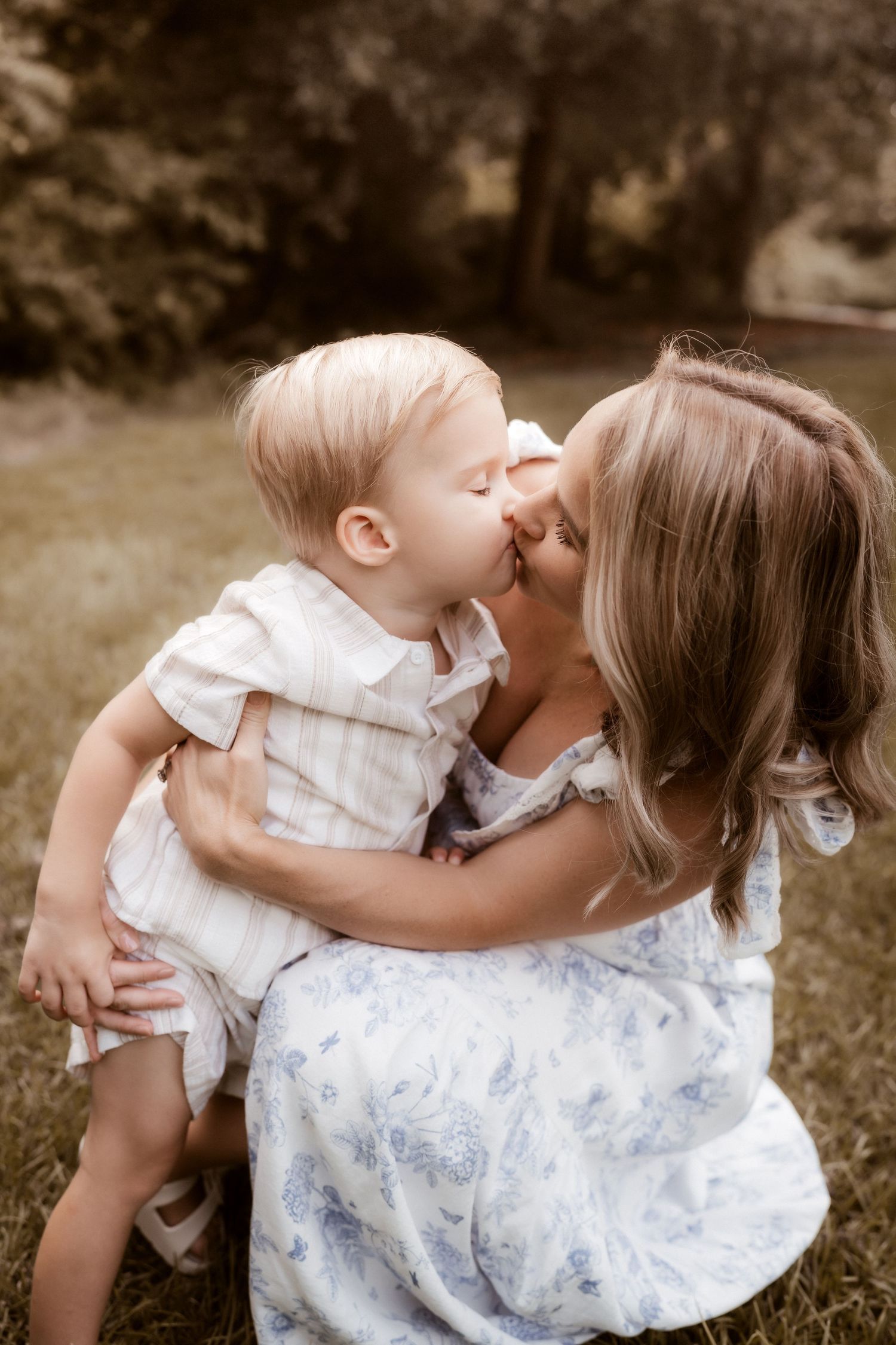 Outdoor maternity photography in Moore County, NC