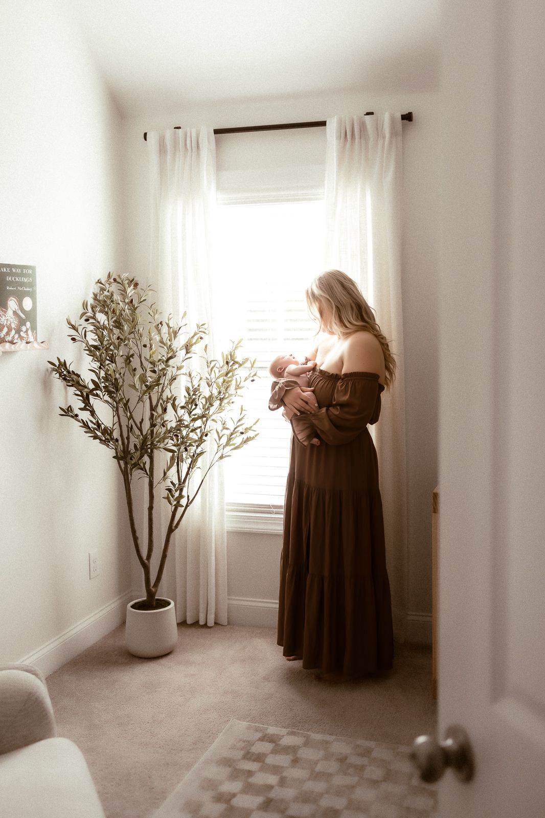 In-home newborn photography in Moore County, NC