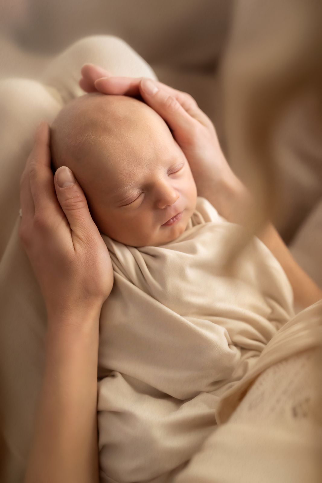 In-home newborn photography in Moore County, NC