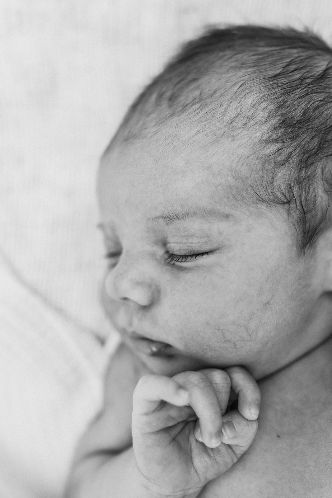 In-home newborn photography in Moore County, NC