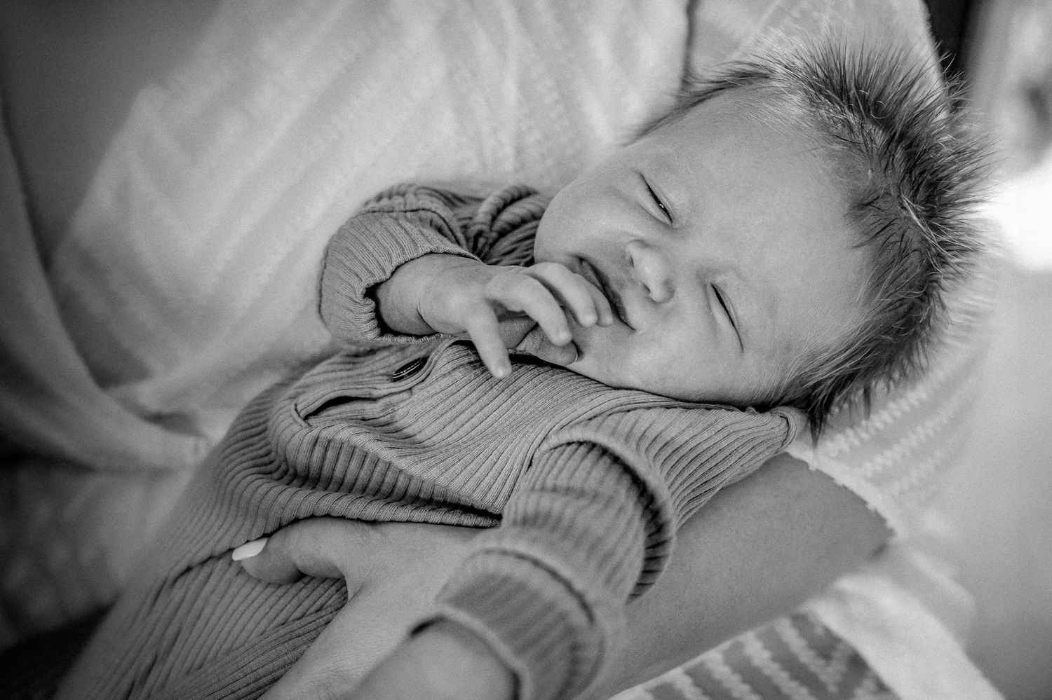 In-home newborn photography in Moore County, NC