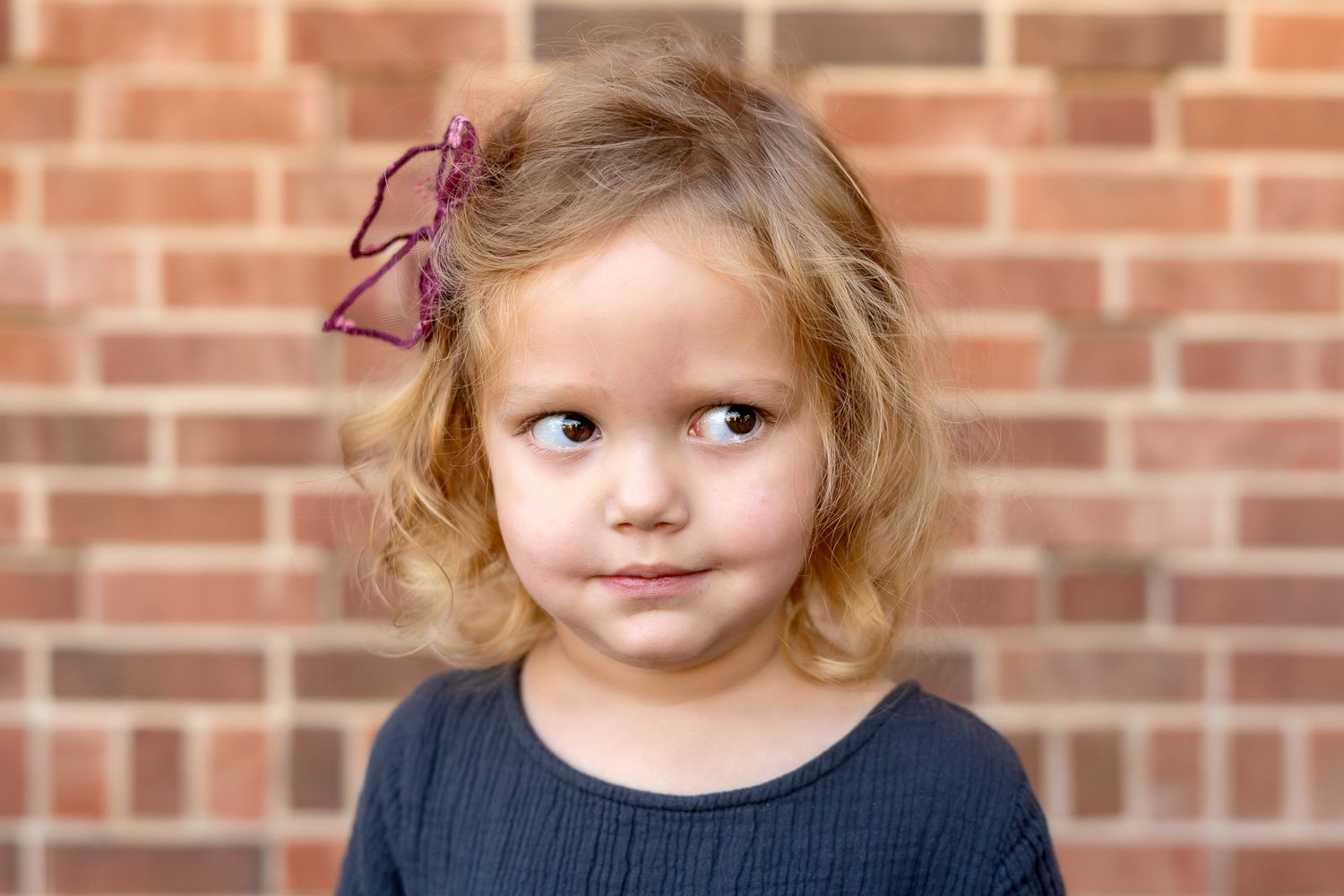 Outdoor preschool portraits in Moore County, NC