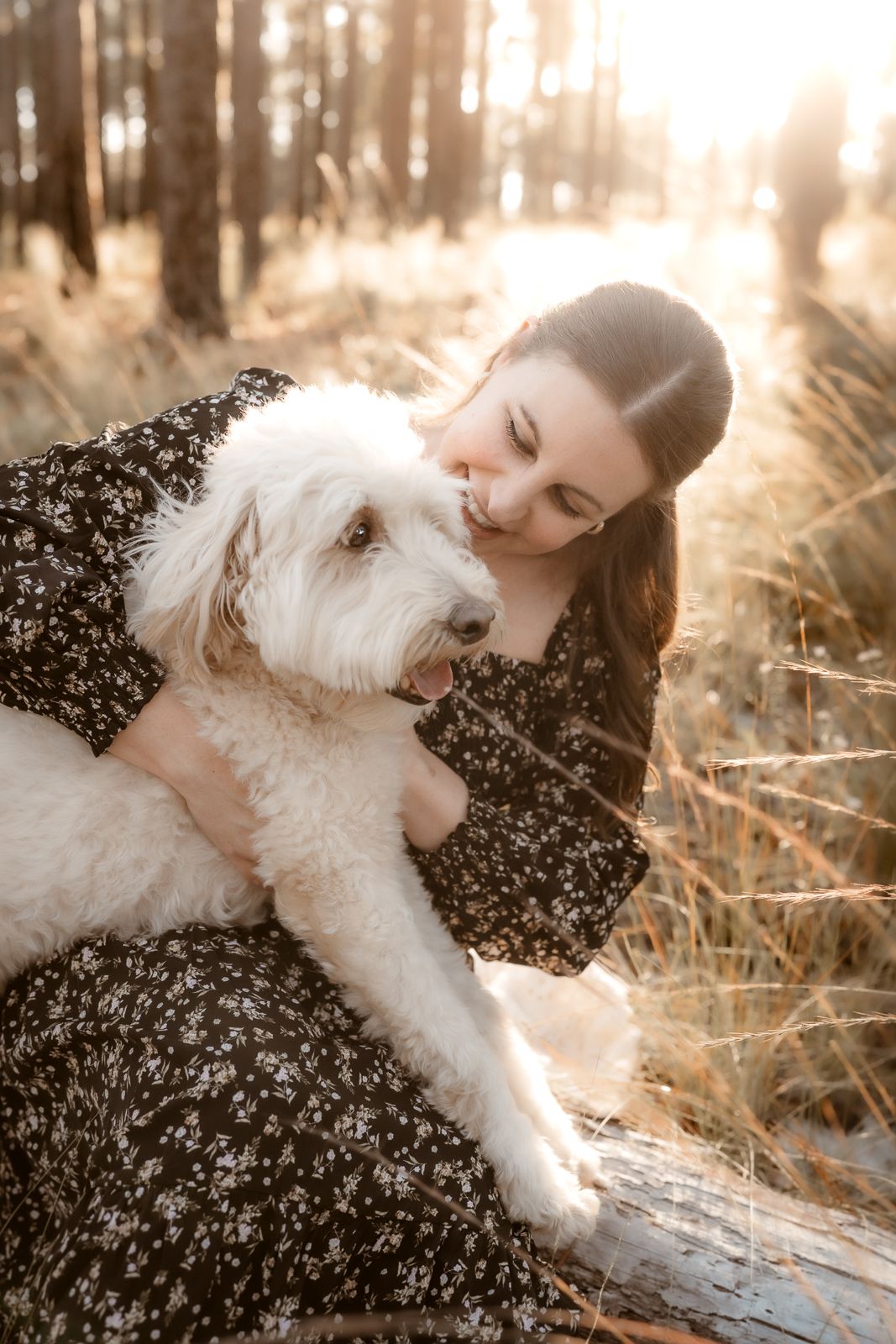 Outdoor maternity photography in Moore County, NC