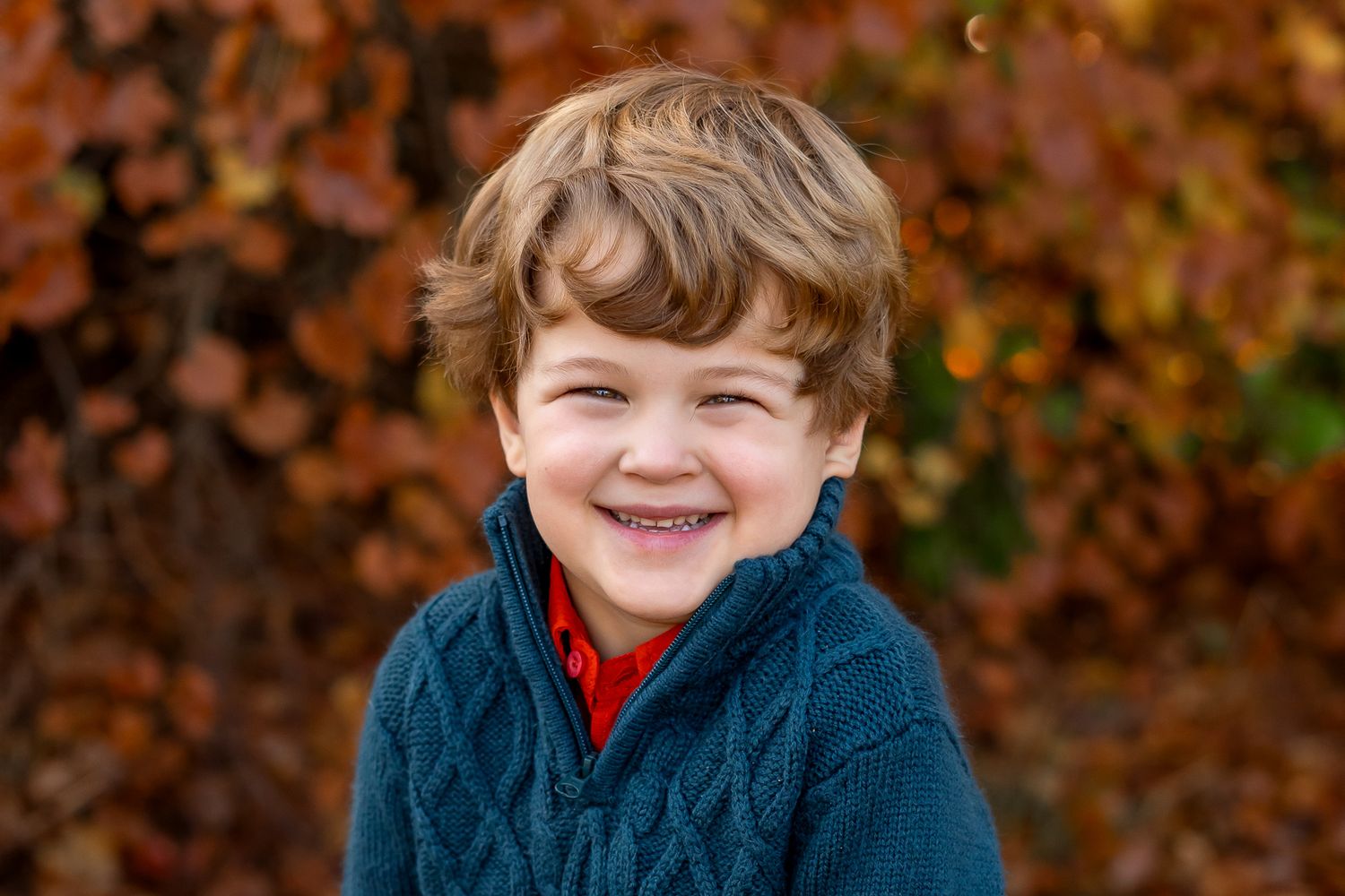 Outdoor preschool portraits in Moore County, NC