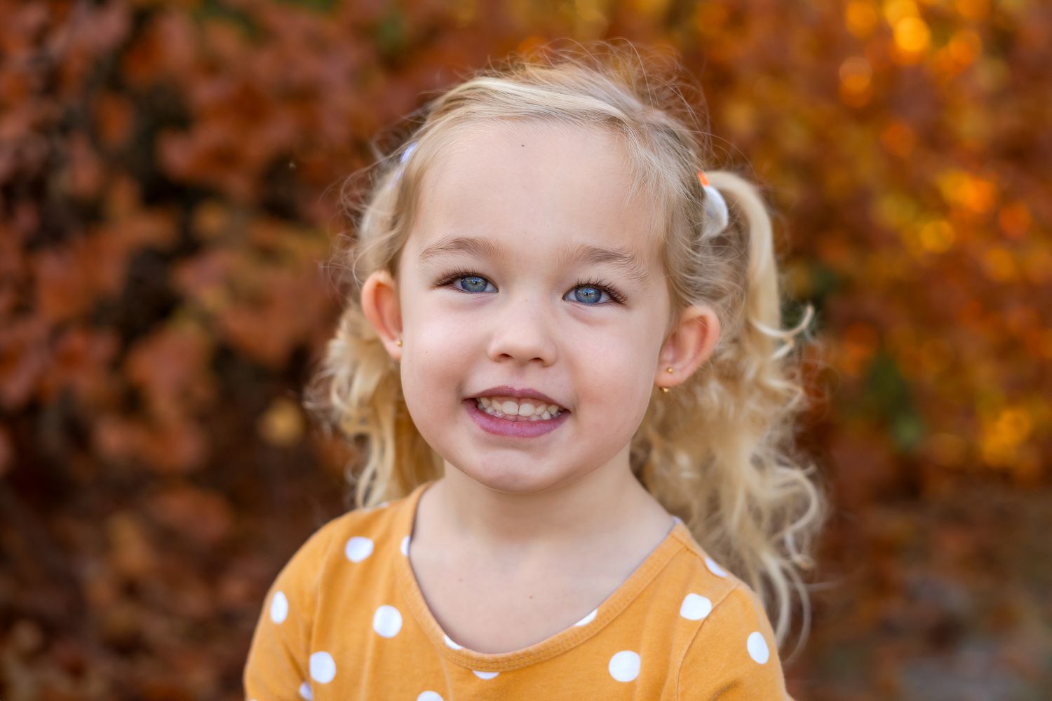Outdoor preschool portraits in Moore County, NC