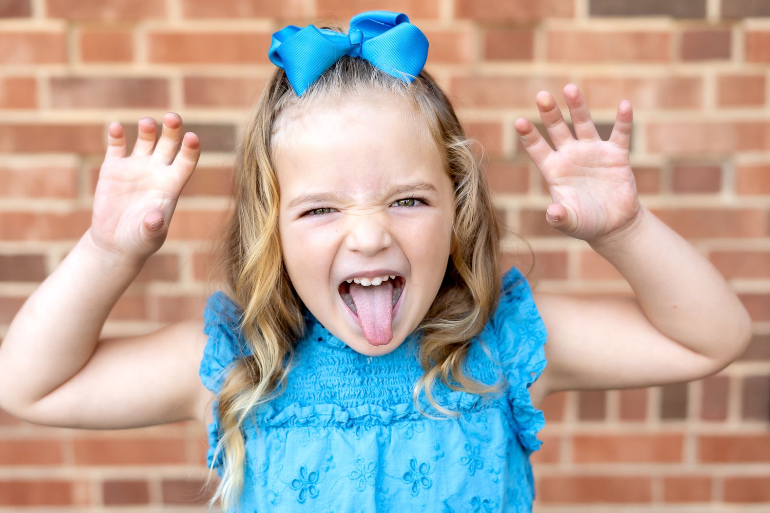 Outdoor preschool portraits in Moore County, NC