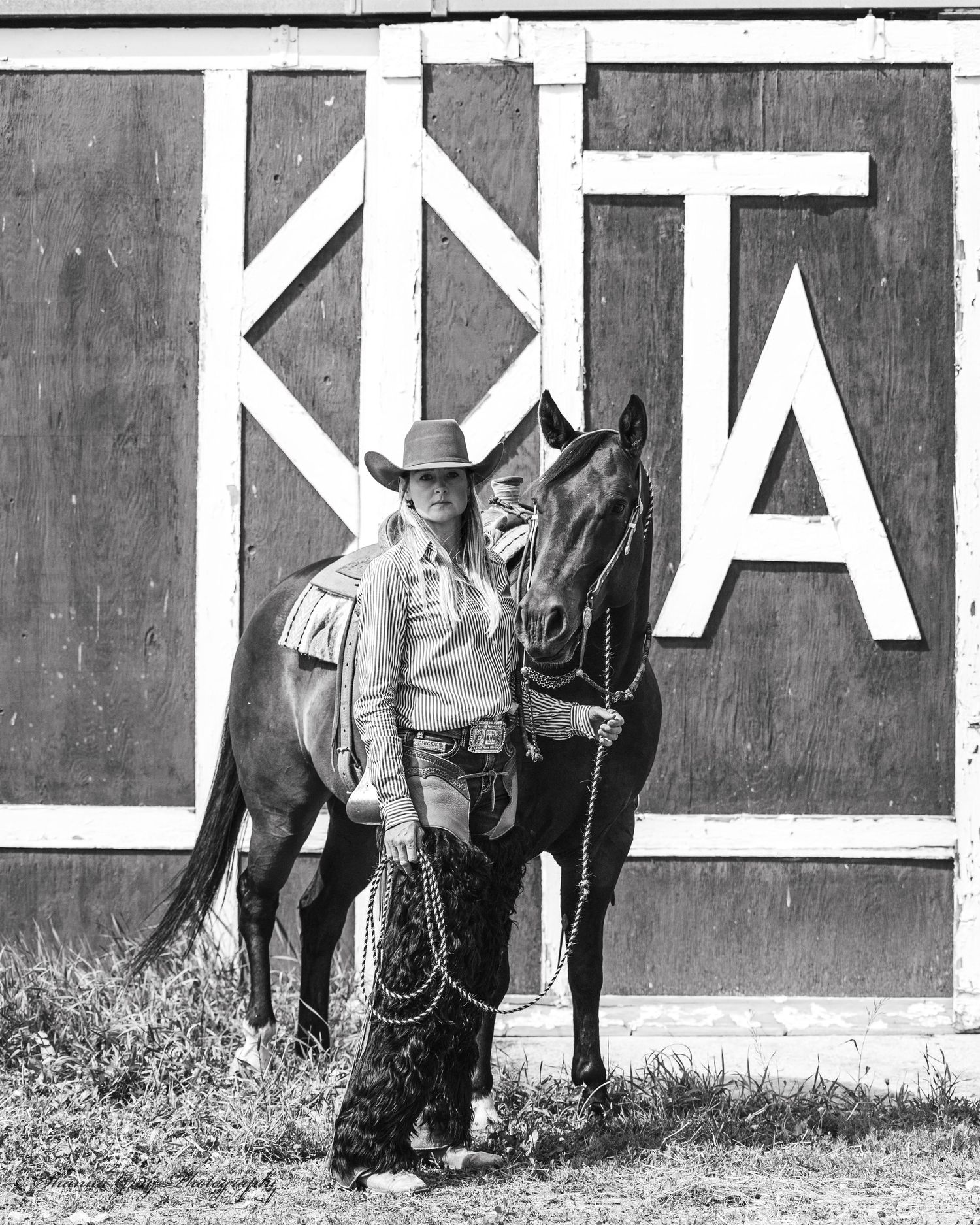 Cowgirl and Horse