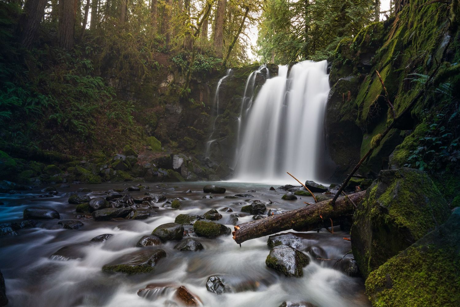 Majestic Falls, McDowell Creek Falls, Lebanon Oregon