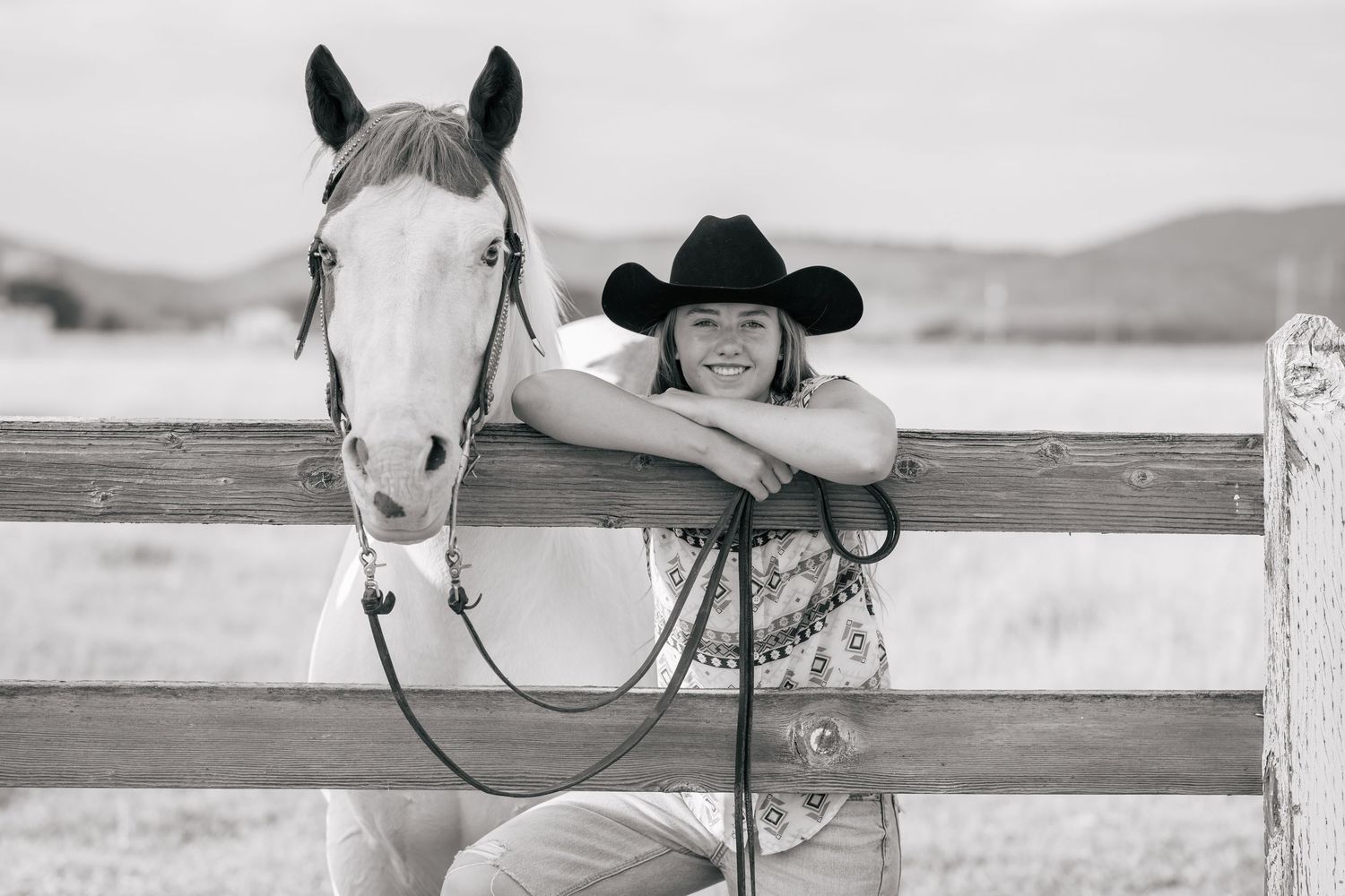 Senior portrait with Hannah