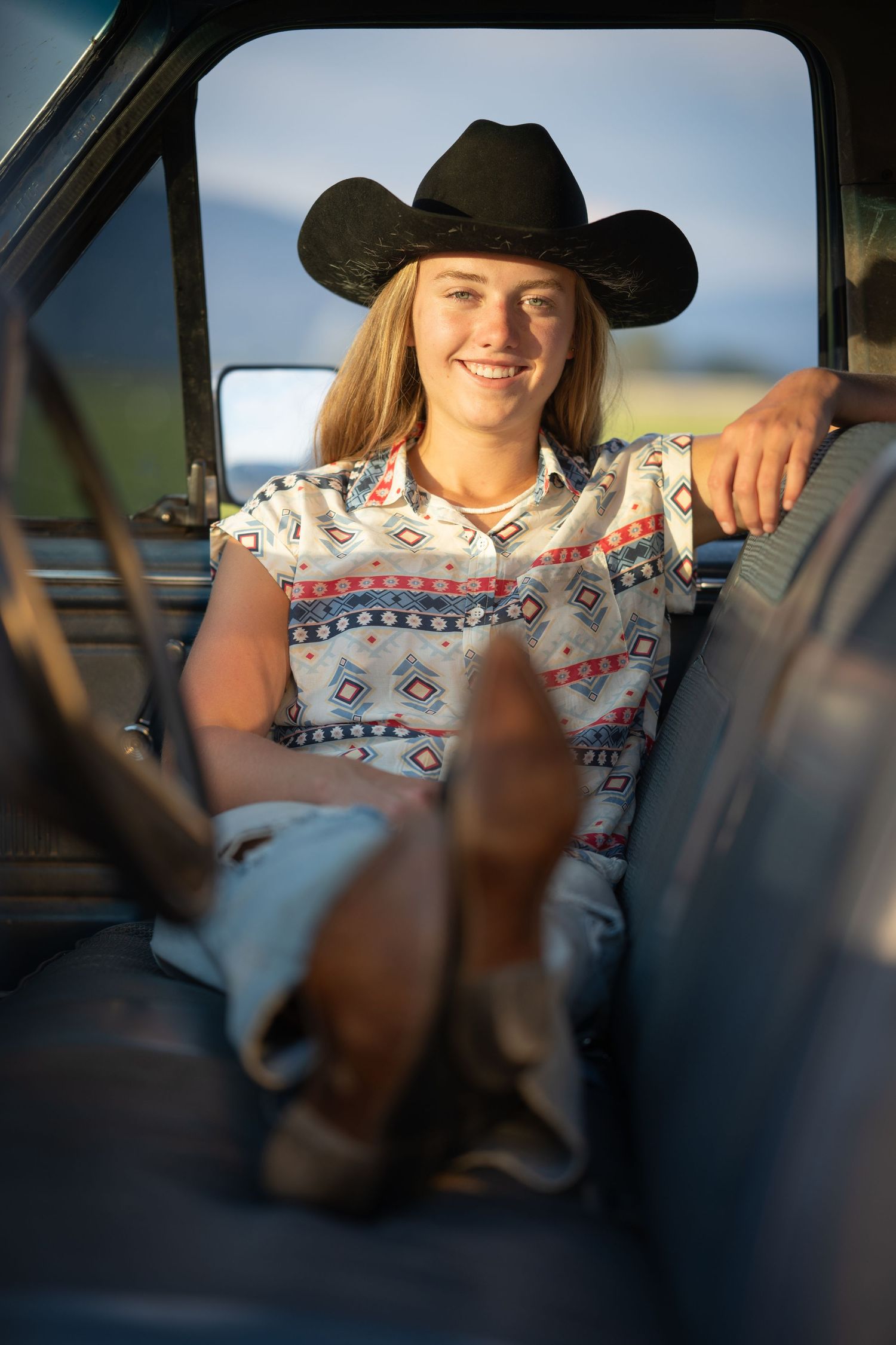 Senior portrait with Hannah