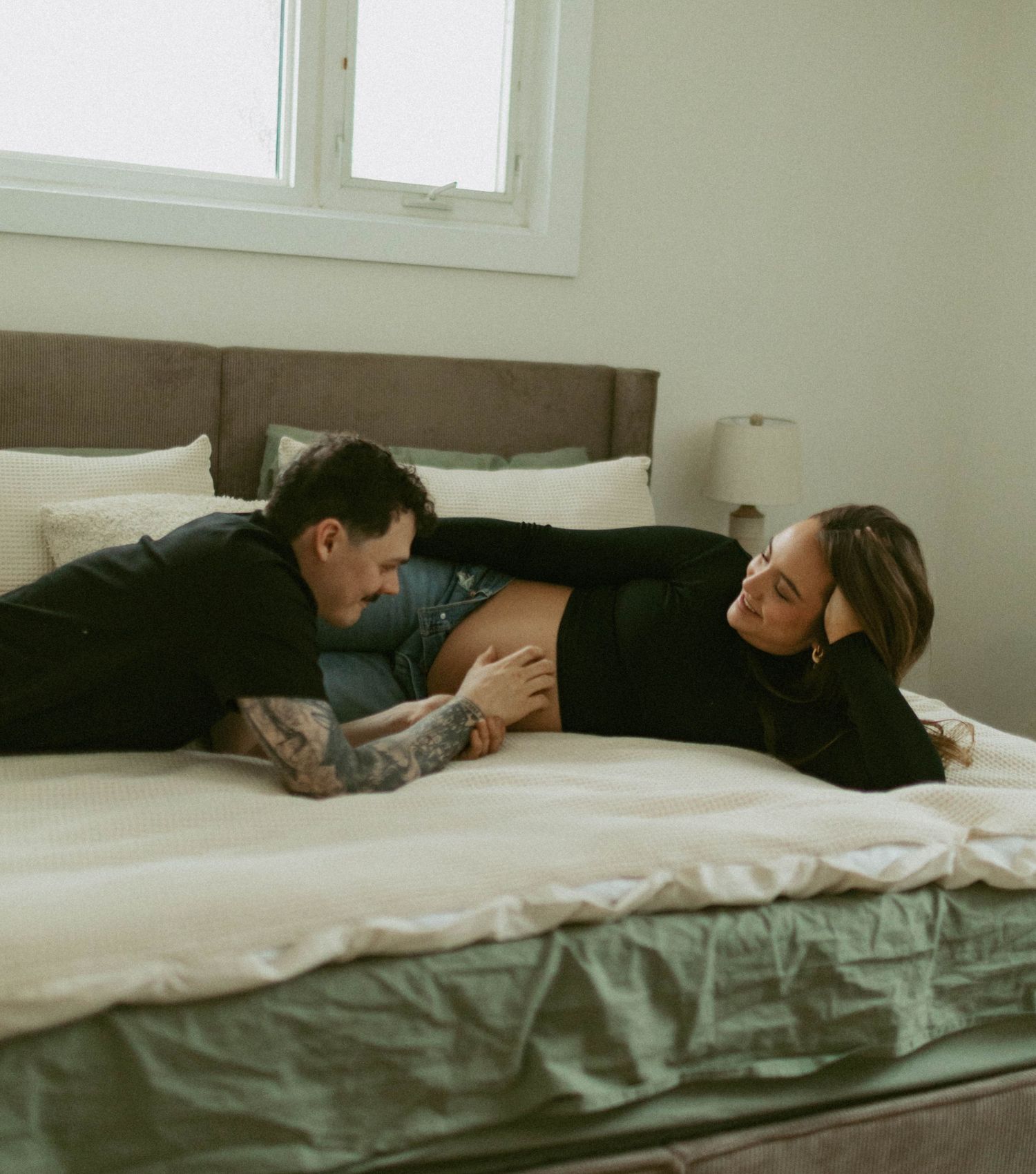 Stratford Ontario maternity photography for couples and families seeking cinematic imagery and authentic connection