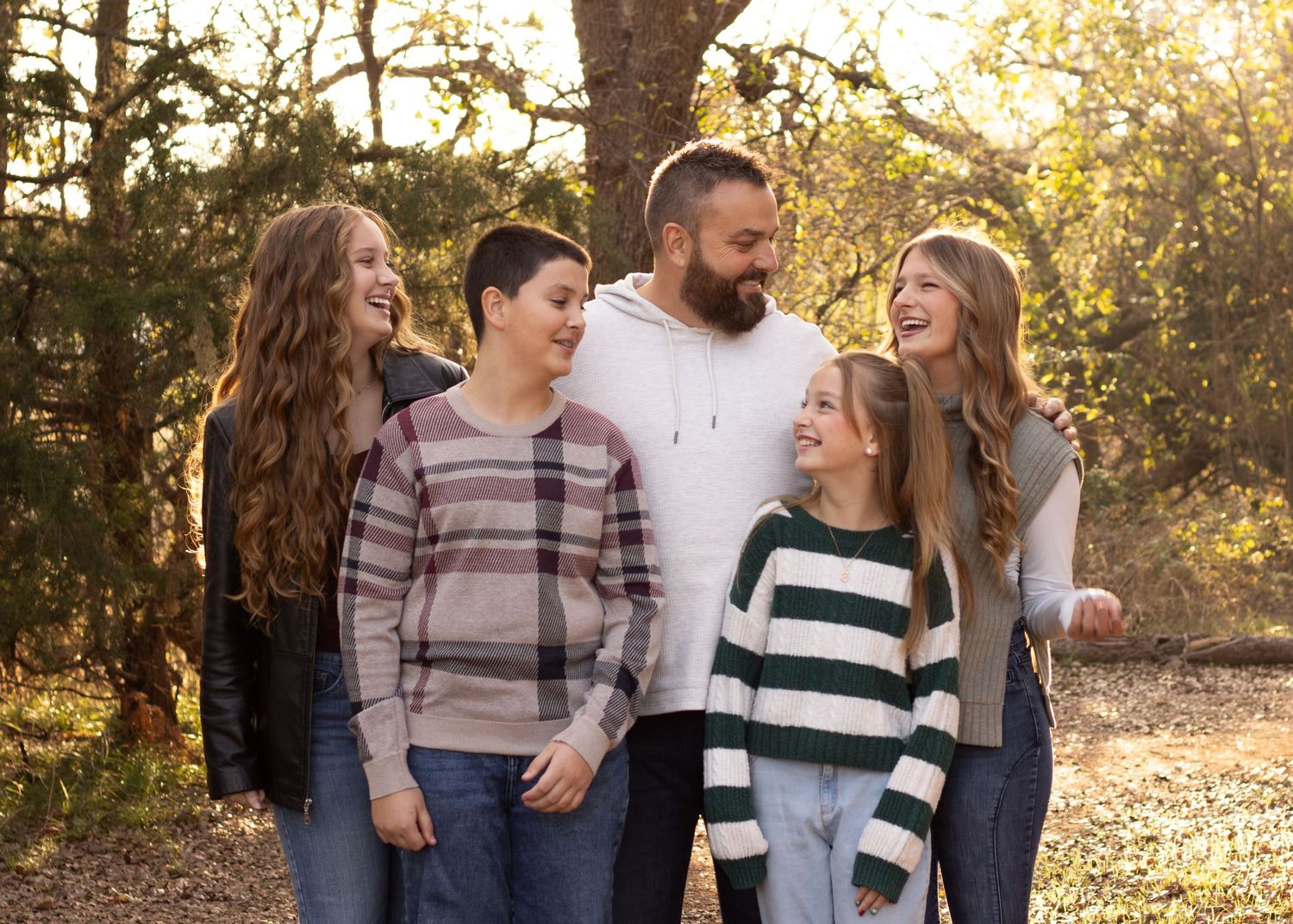 Family photoshoots should contain a great deal of laughter!
