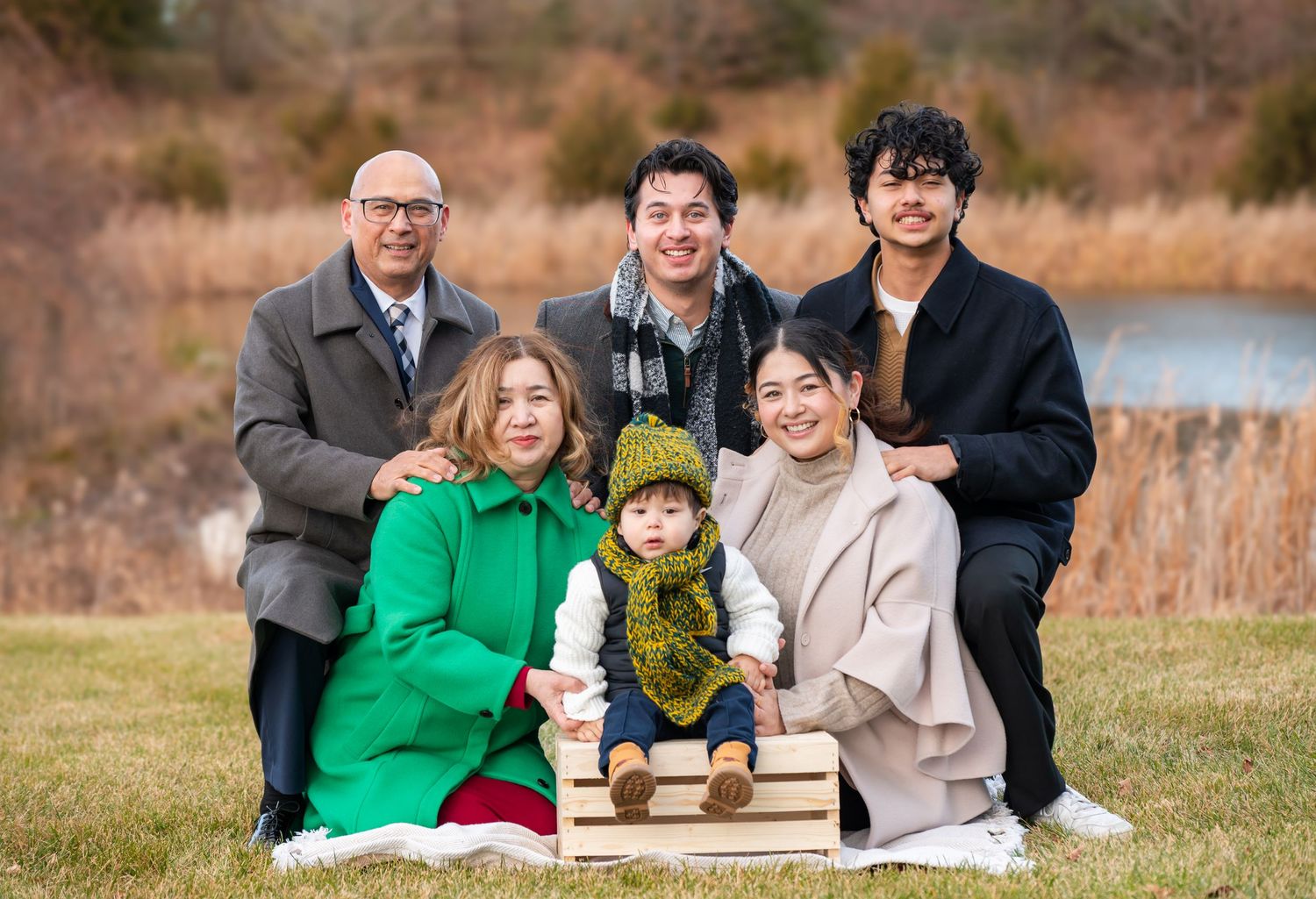 Family portrait captured during a mini session by ek-framedmemories in Northern Virginia