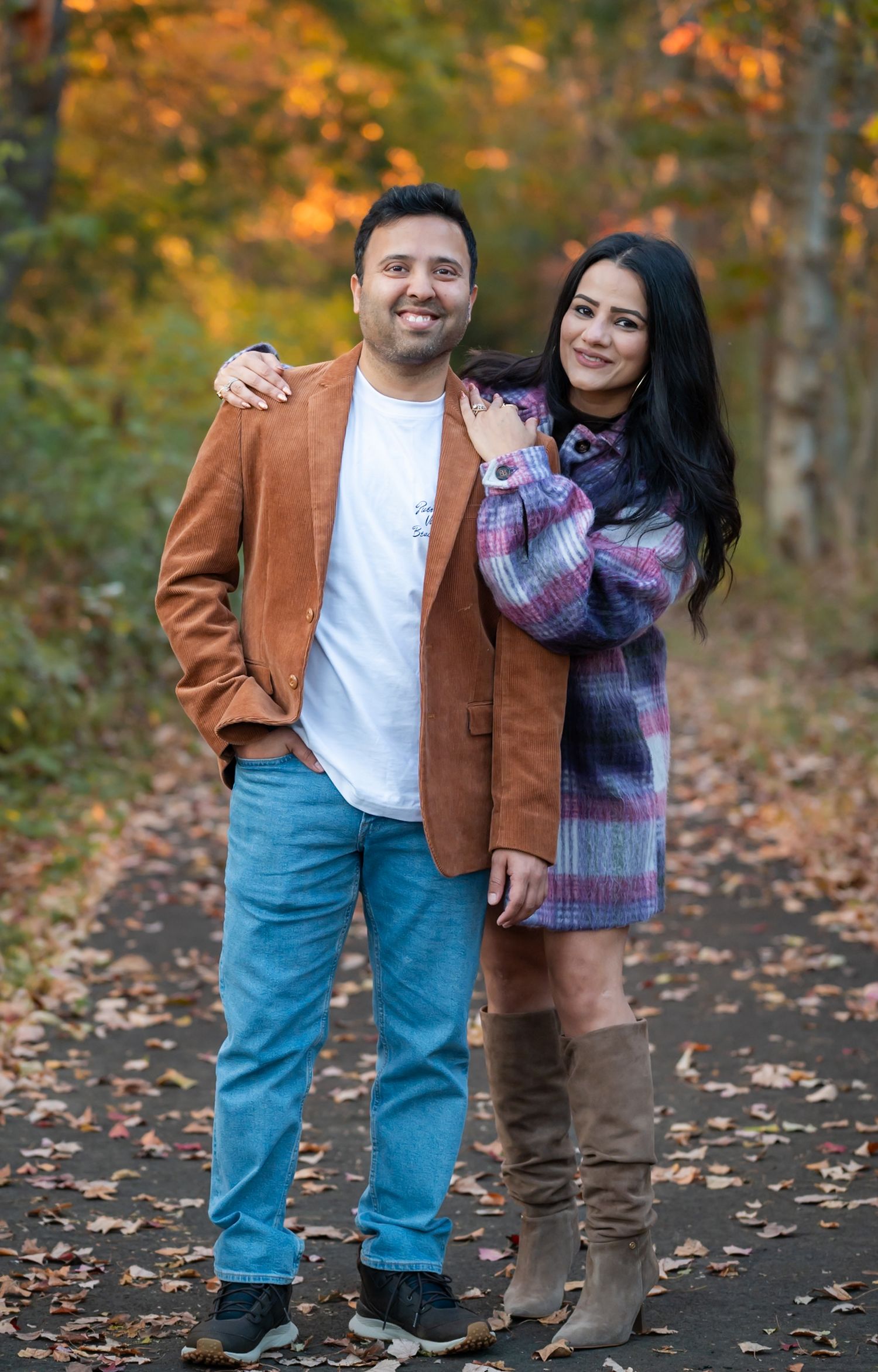 Northern Virginia fall mini session family portraits