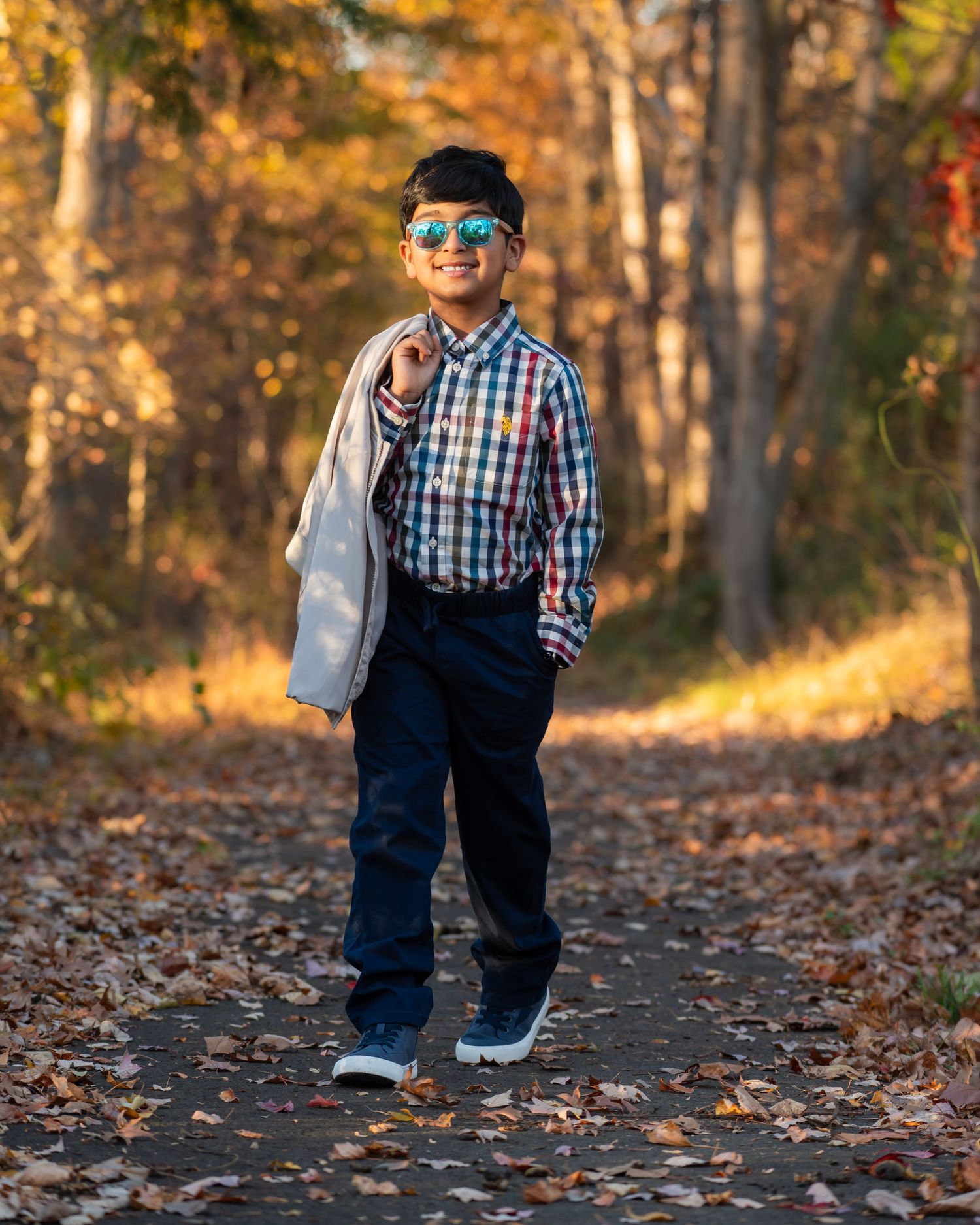 Family fall mini session in South Riding Virginia