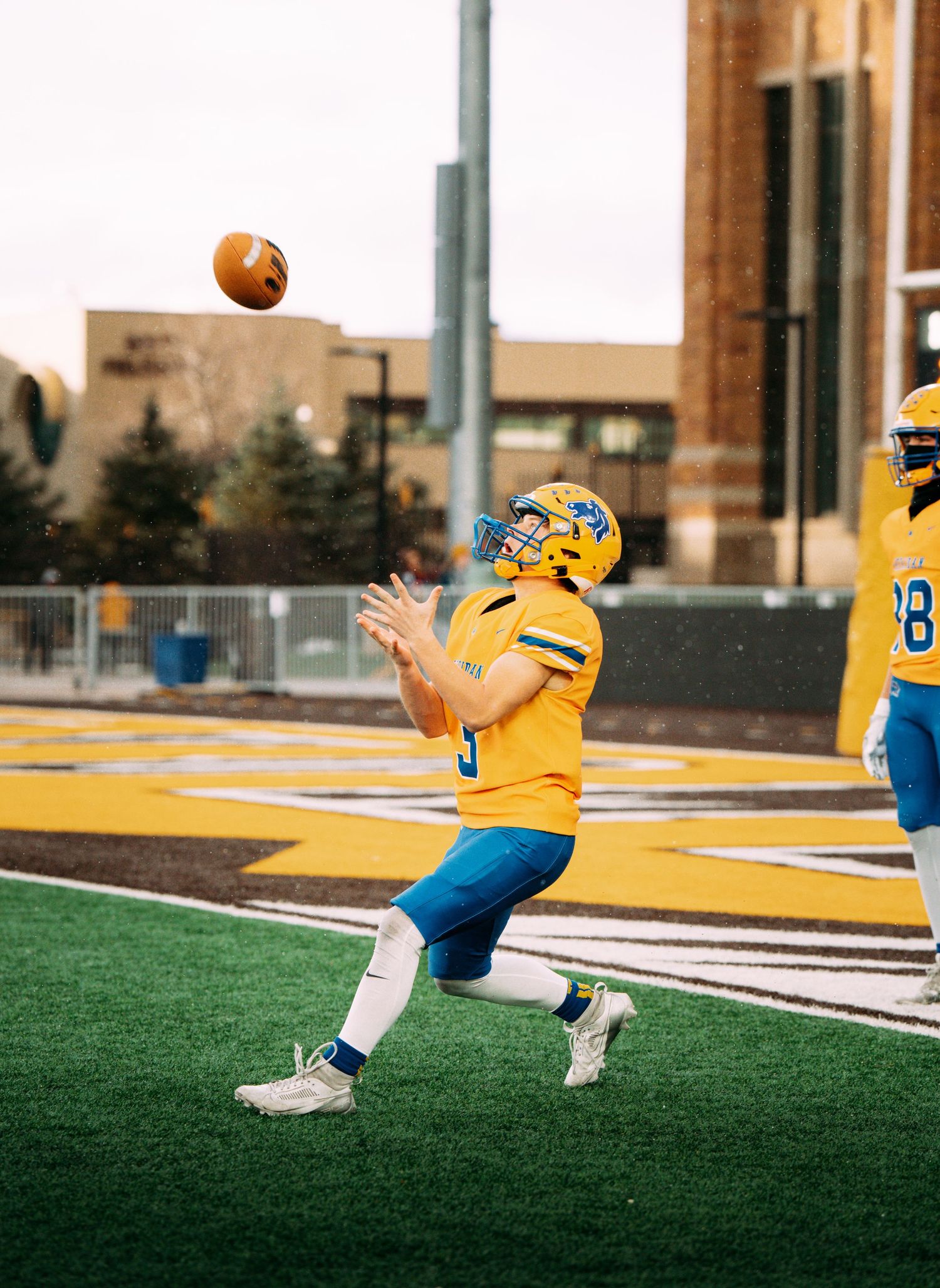 Football at the University of Wyoming, Sheridan High School Playing at State.