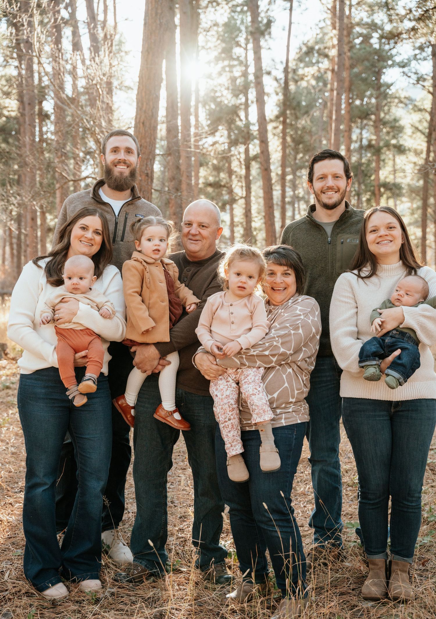 Full generational family photo.