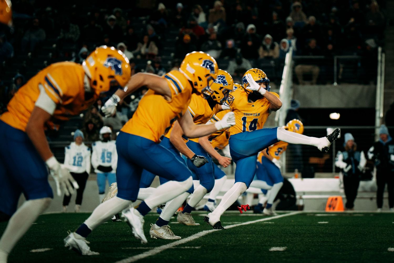 Football at the University of Wyoming, Sheridan High School Playing at State.