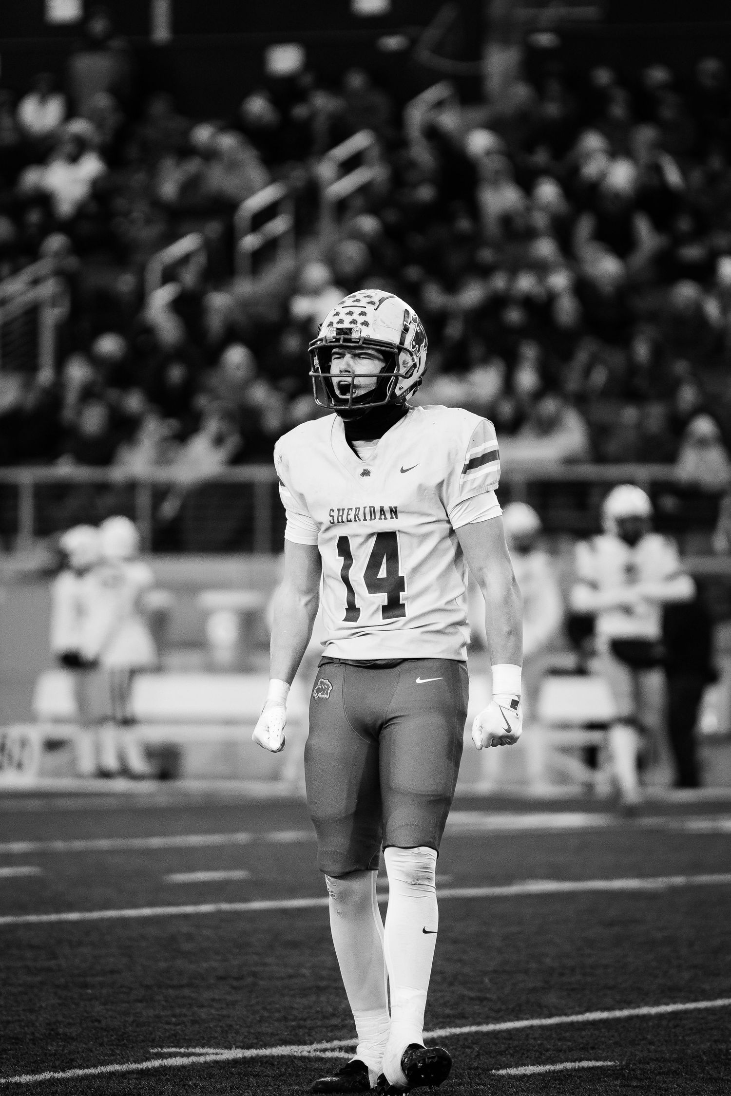 Football at the University of Wyoming, Sheridan High School Playing at State.