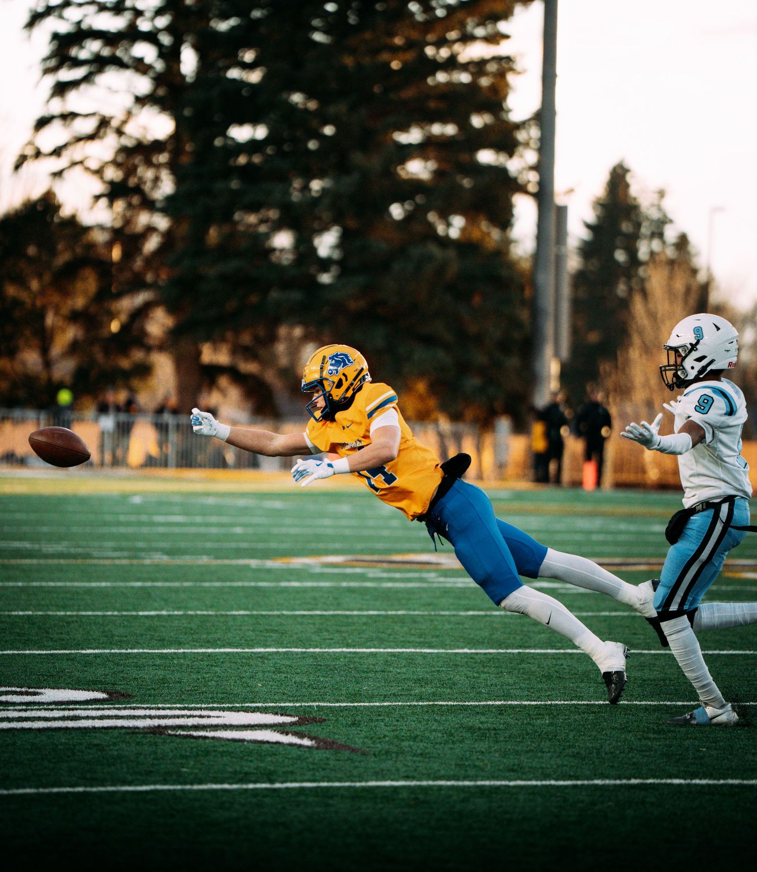 Football at the University of Wyoming, Sheridan High School Playing at State.