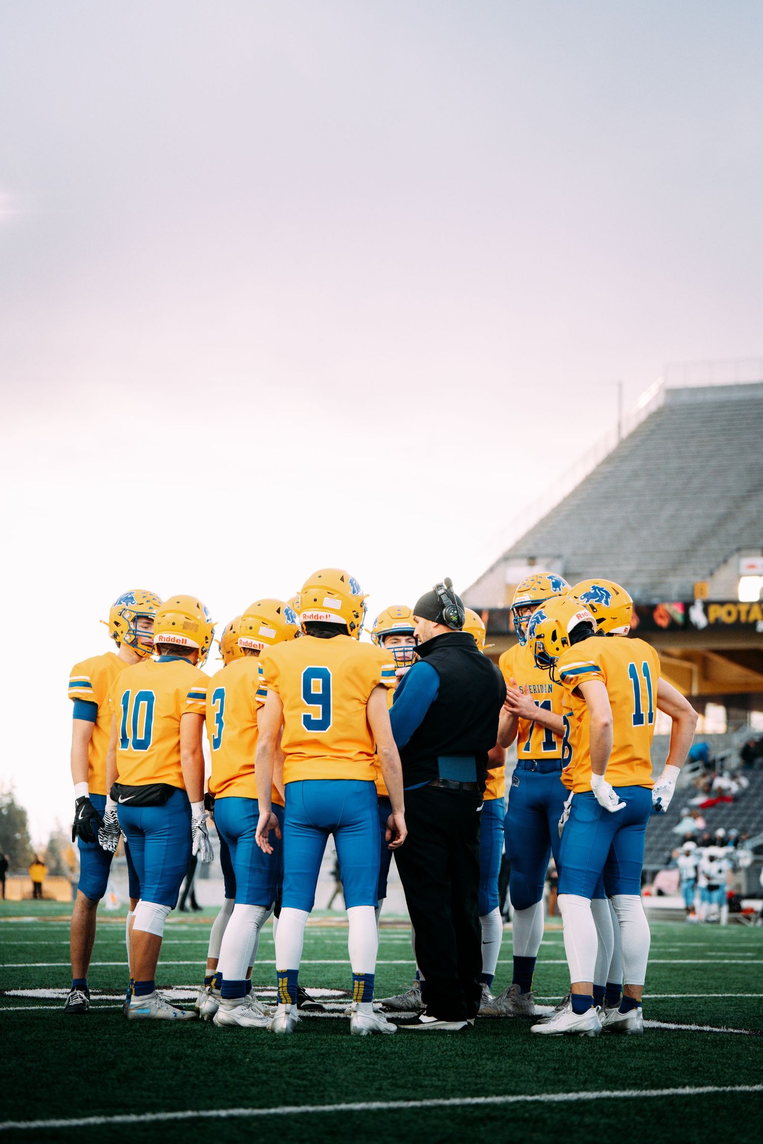 Football at the University of Wyoming, Sheridan High School Playing at State.