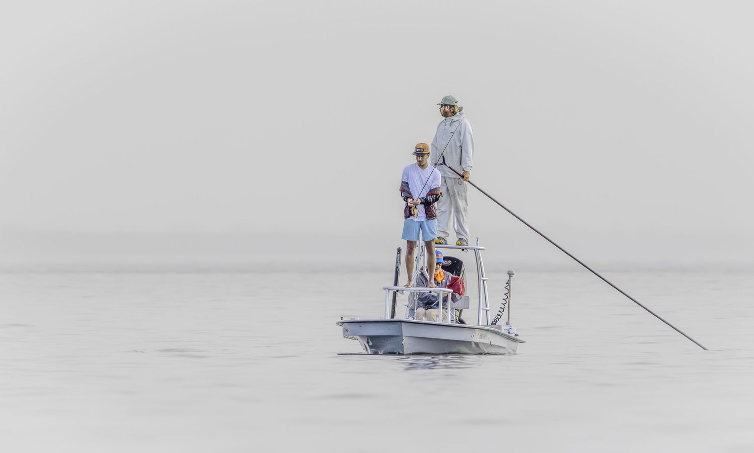 Skiff in Morning Haze