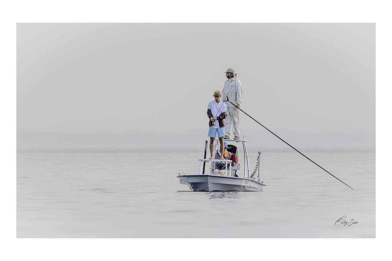 SS-007 — Skiff in Morning Haze
