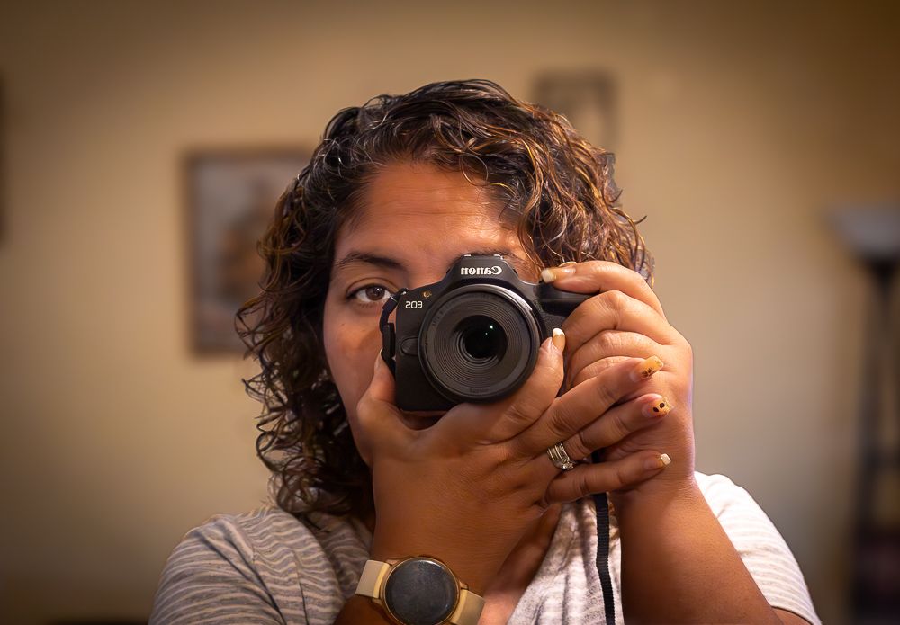 Behind the camera