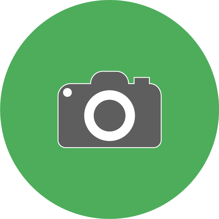 Simple green and white toggle switch buttons shown in different positions against a white background.