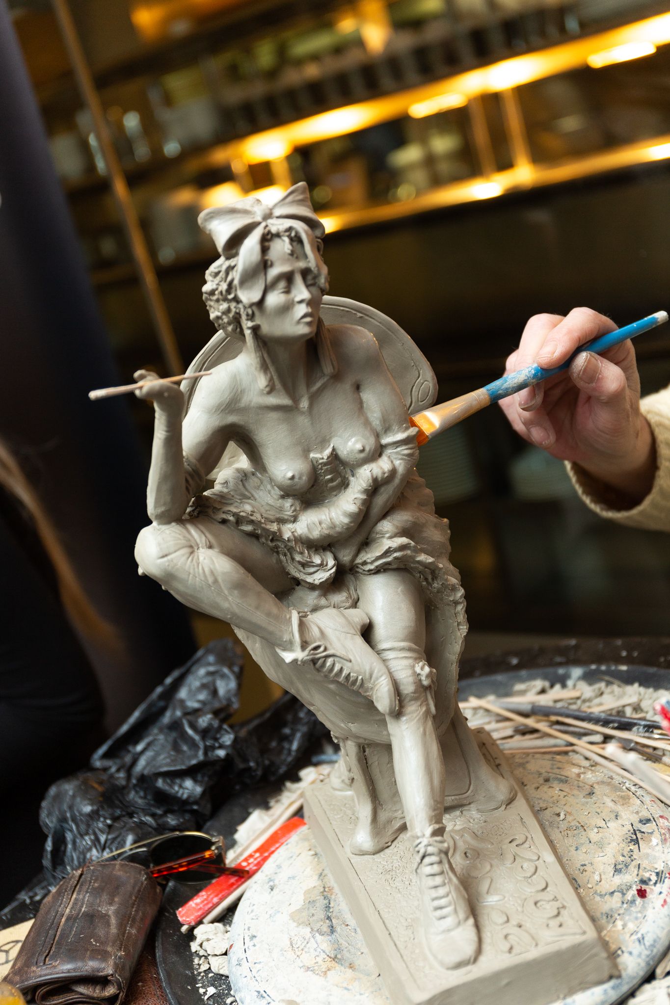 clay sculpture