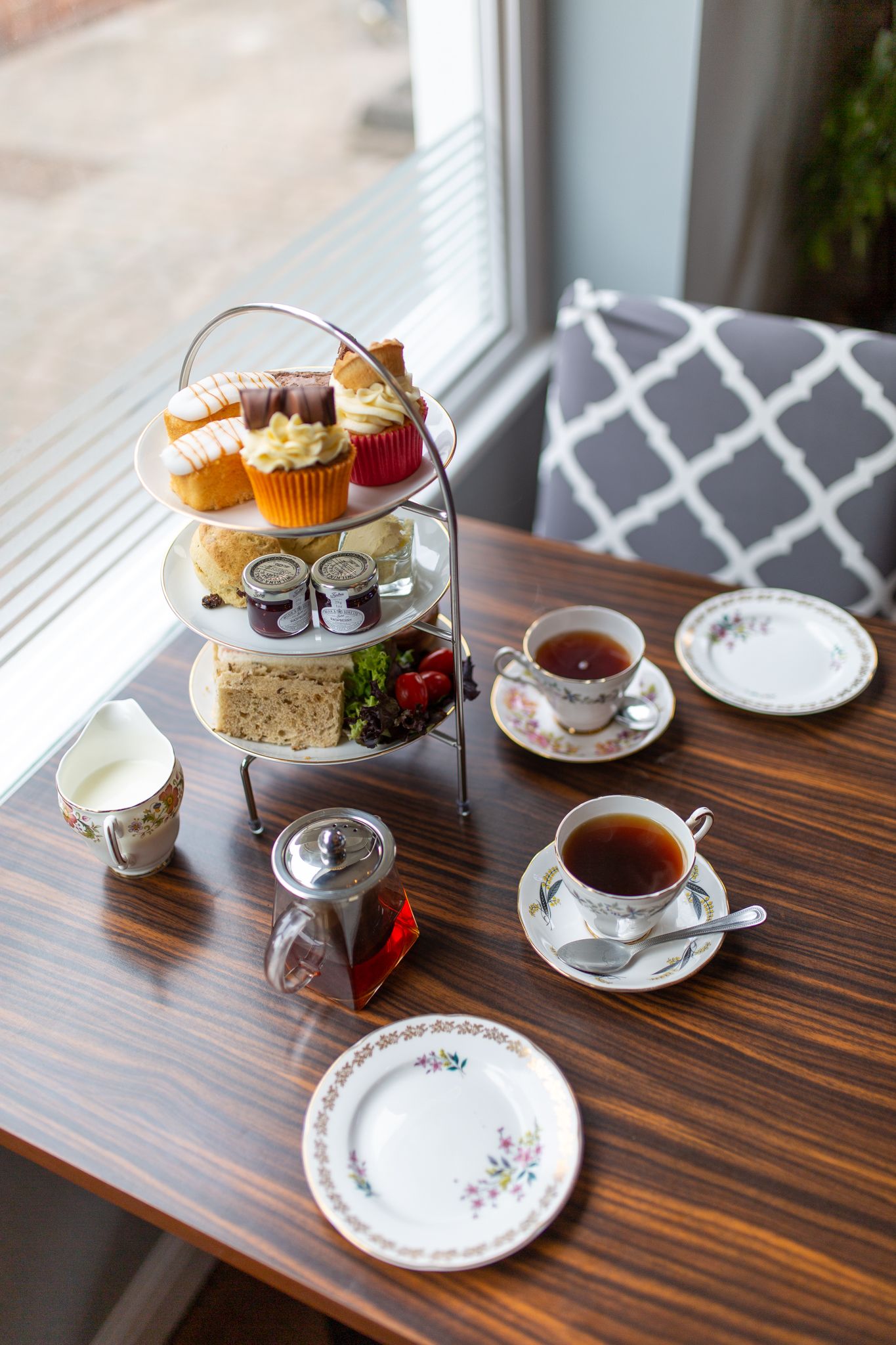 high end beautiful traditional afternoon tea