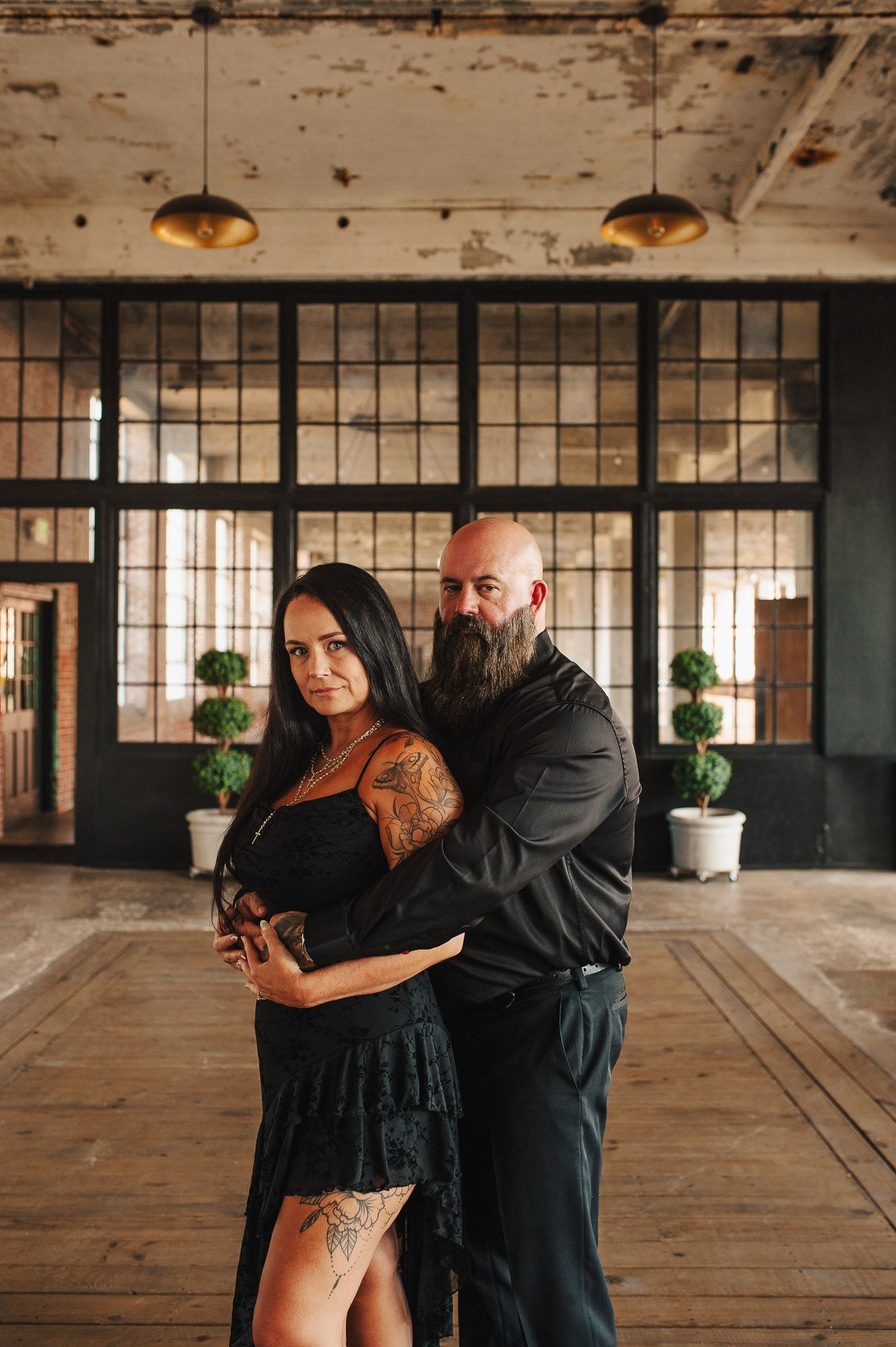 Moody Engagement session before wedding at Lindale Mill, GA in Rome.