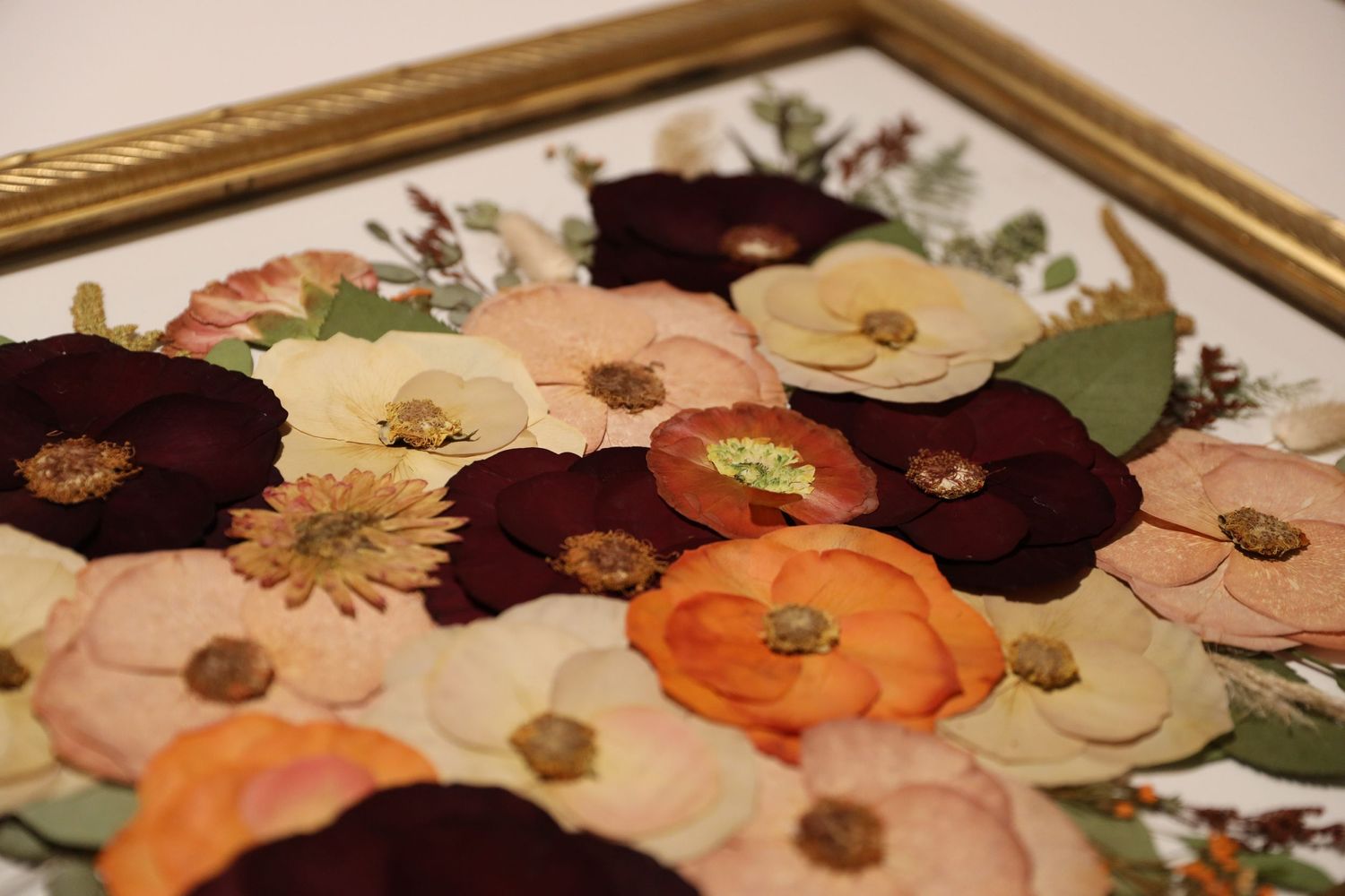 16x20 flower preservation pressed flower frame