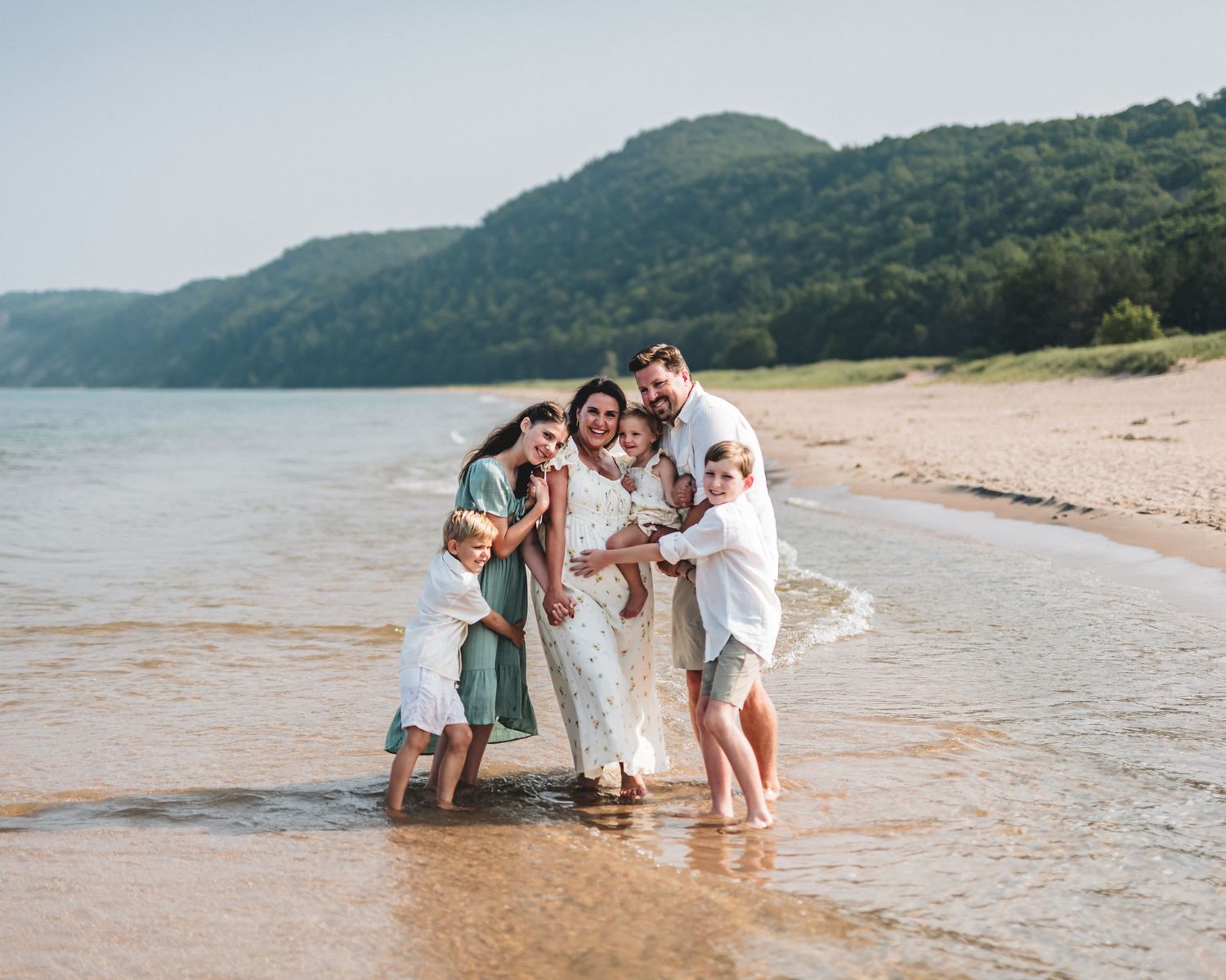 family photos at sleeping bear dunes