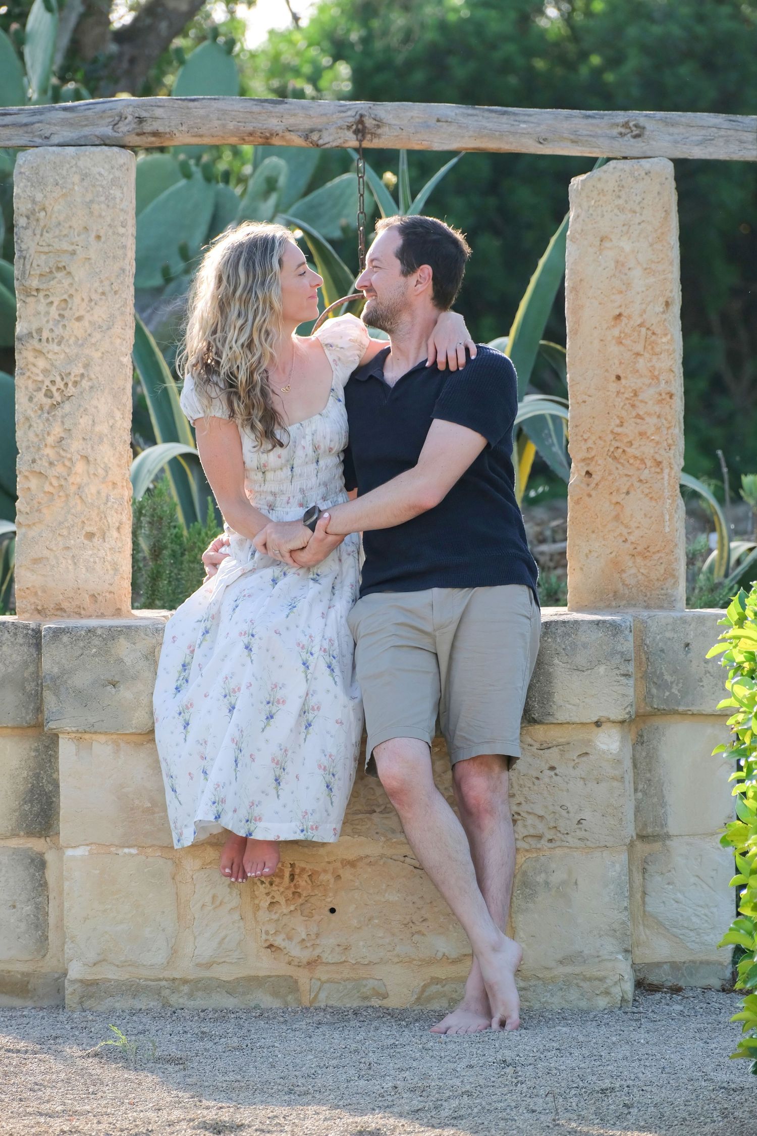 “Couple photography in Puglia capturing playful, loving, and natural moments together outdoors.”
