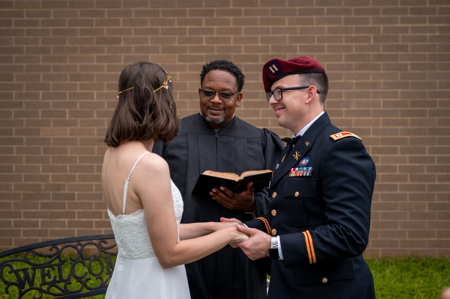 Court House Wedding Photo Session, US Army, Military Wedding