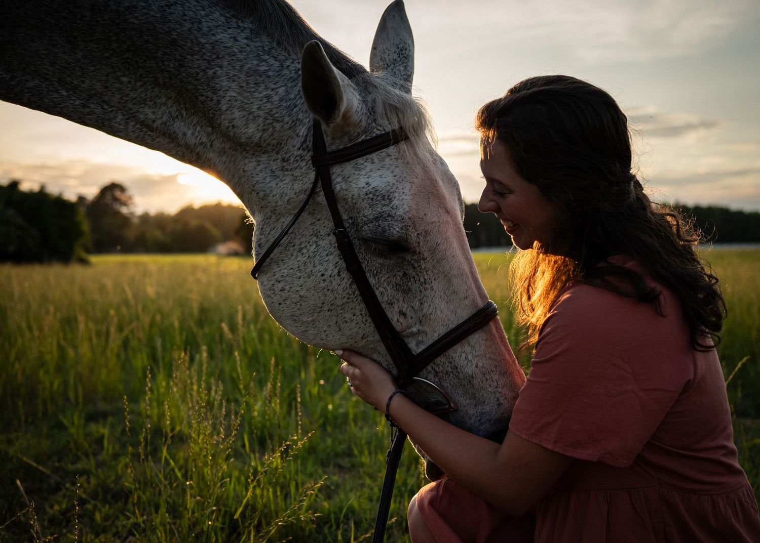 Equine senior portrait session - horse - girl - College - St. Andrews Univeristy