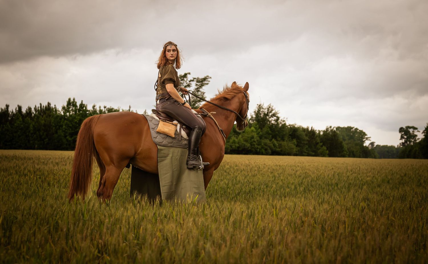 Horse Girl, Cosplay, Open feild. Spring Mini Photo session.